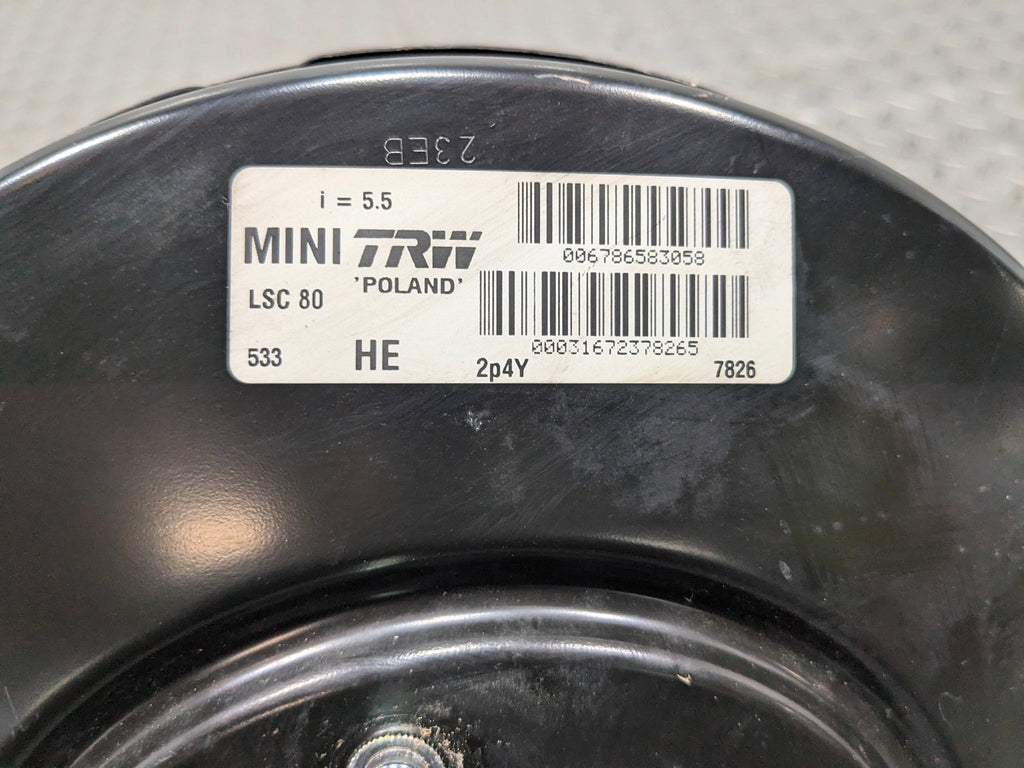 2010 - 2013 OEM MINI COOPER POWER BRAKE BOOSTER ASSEMBLY WITHOUT MASTER CYLINDER