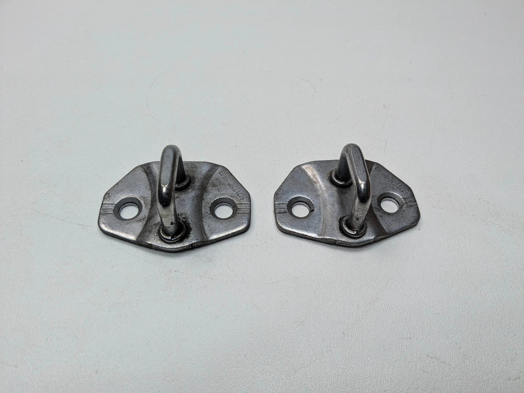 10 - 13 OEM MINI COOPER LEFT AND RIGHT SIDE DOOR LOCK LATCH STRIKER PLATE SET