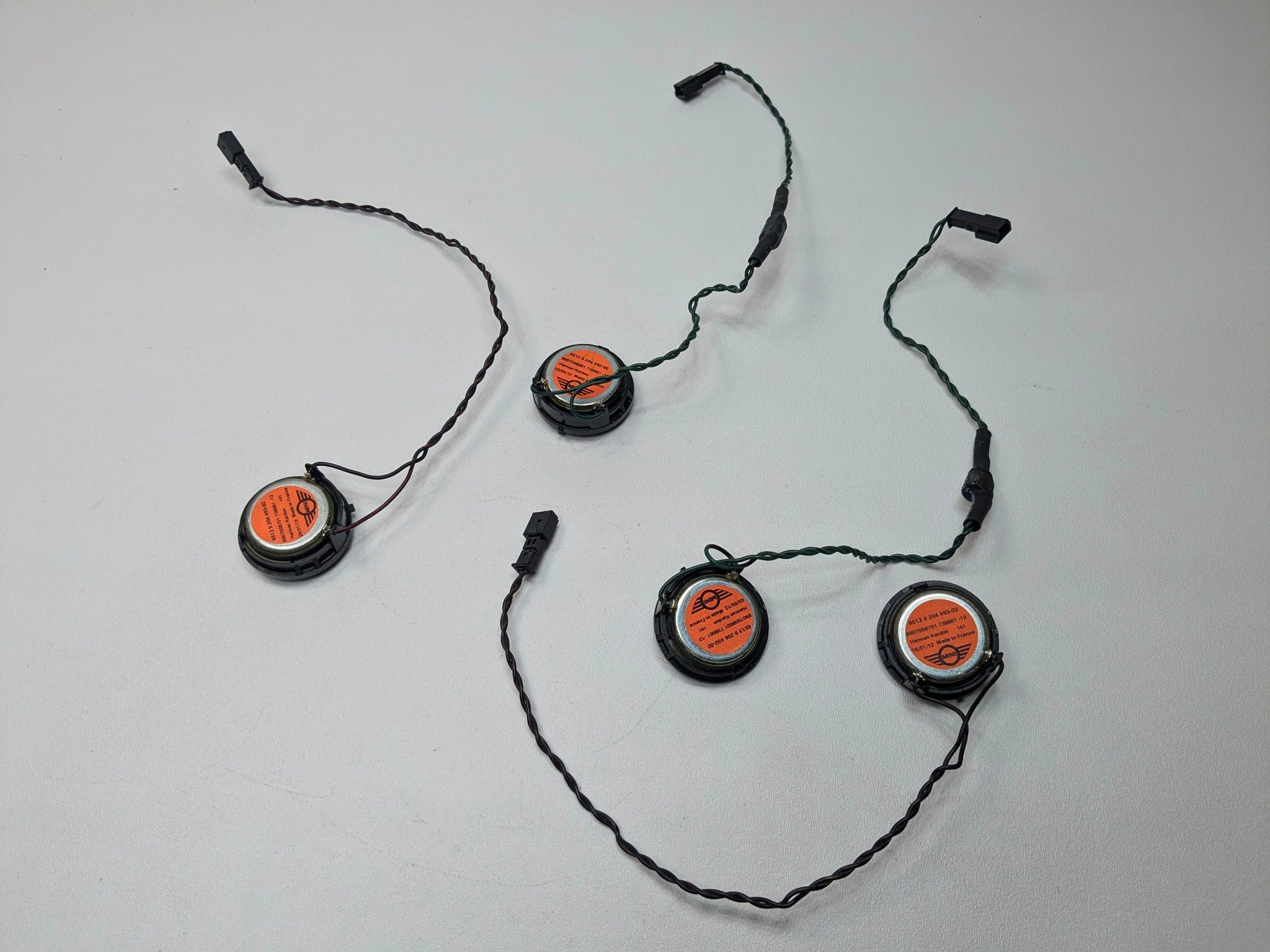 2010 - 2013 OEM MINI COOPER INTERIOR AUDIO SOUND SYSTEM SPEAKER SET OF 10