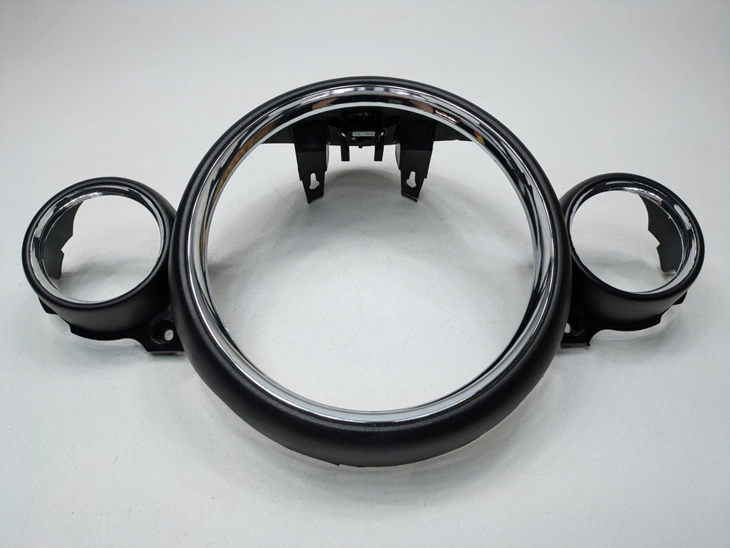 10 - 13 OEM MINI COOPER DASH CENTER SPEEDOMETER GAUGE CLUSTER TRIM PANEL BEZEL