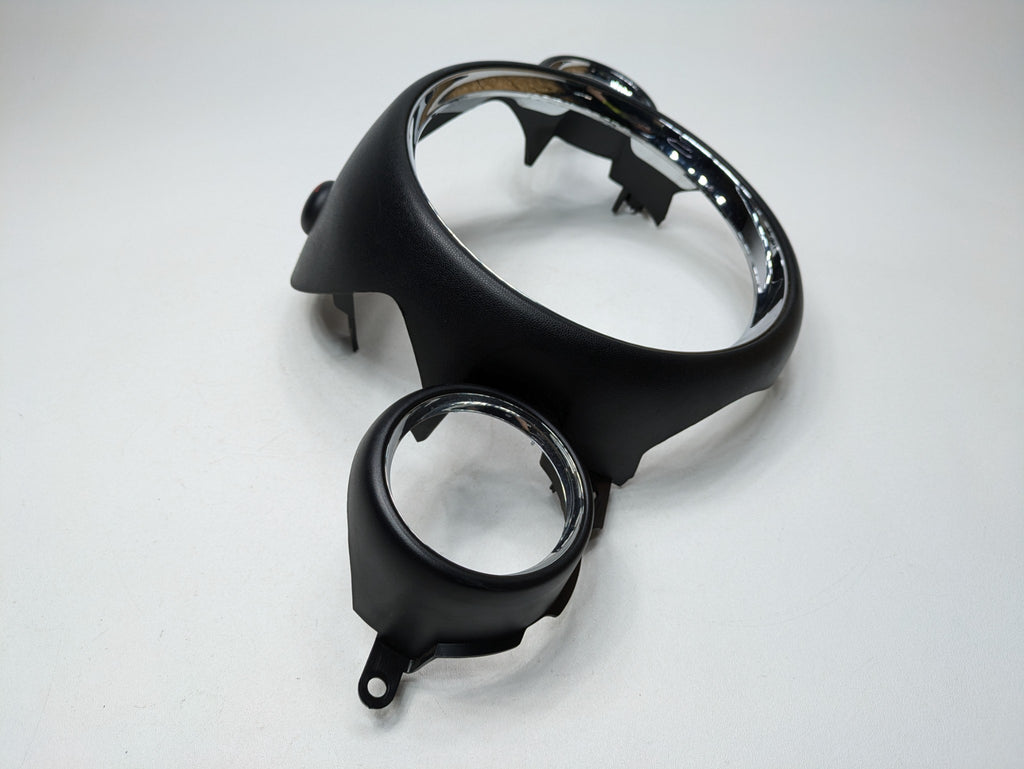 10 - 13 OEM MINI COOPER DASH CENTER SPEEDOMETER GAUGE CLUSTER TRIM PANEL BEZEL