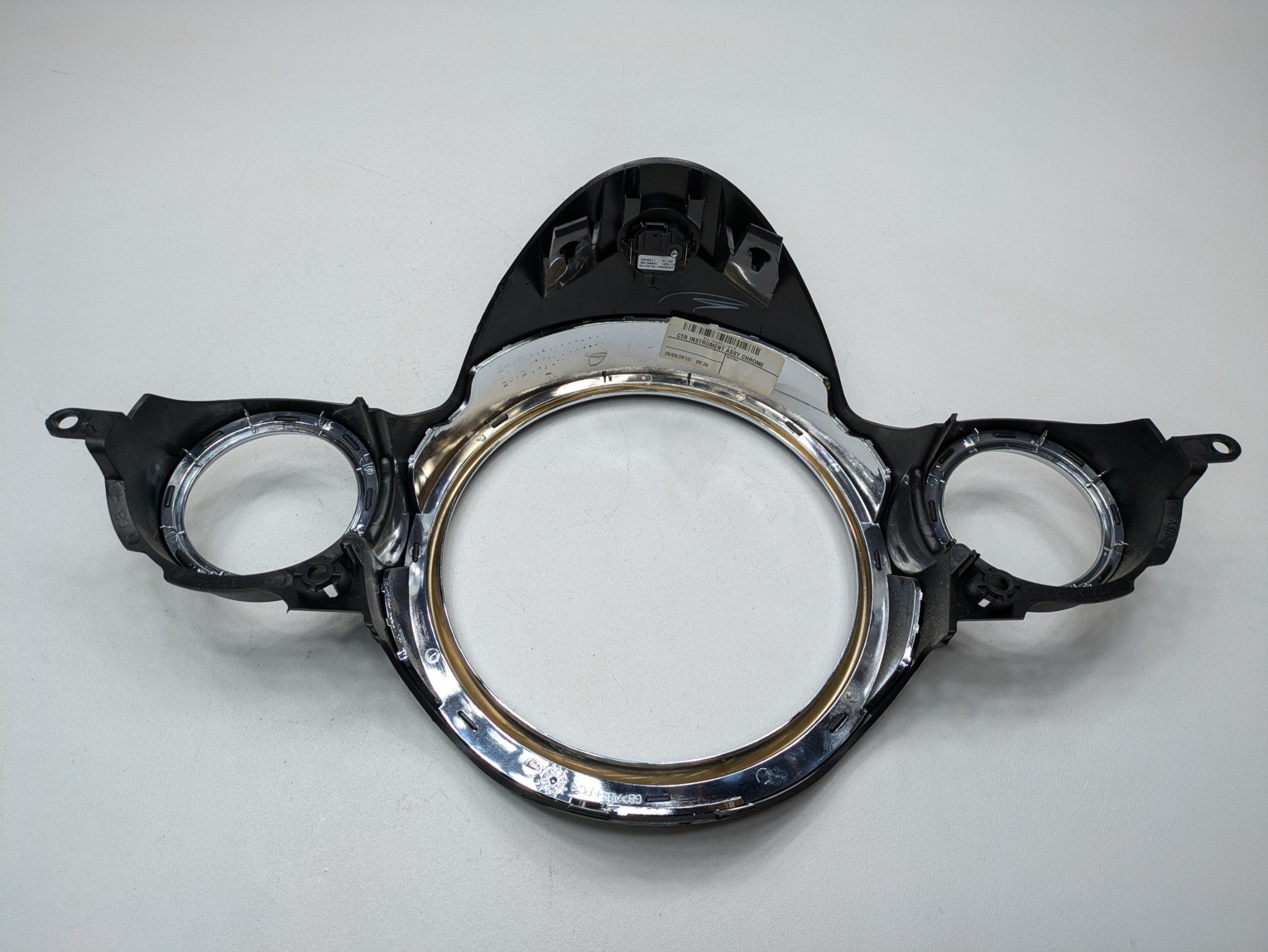 10 - 13 OEM MINI COOPER DASH CENTER SPEEDOMETER GAUGE CLUSTER TRIM PANEL BEZEL