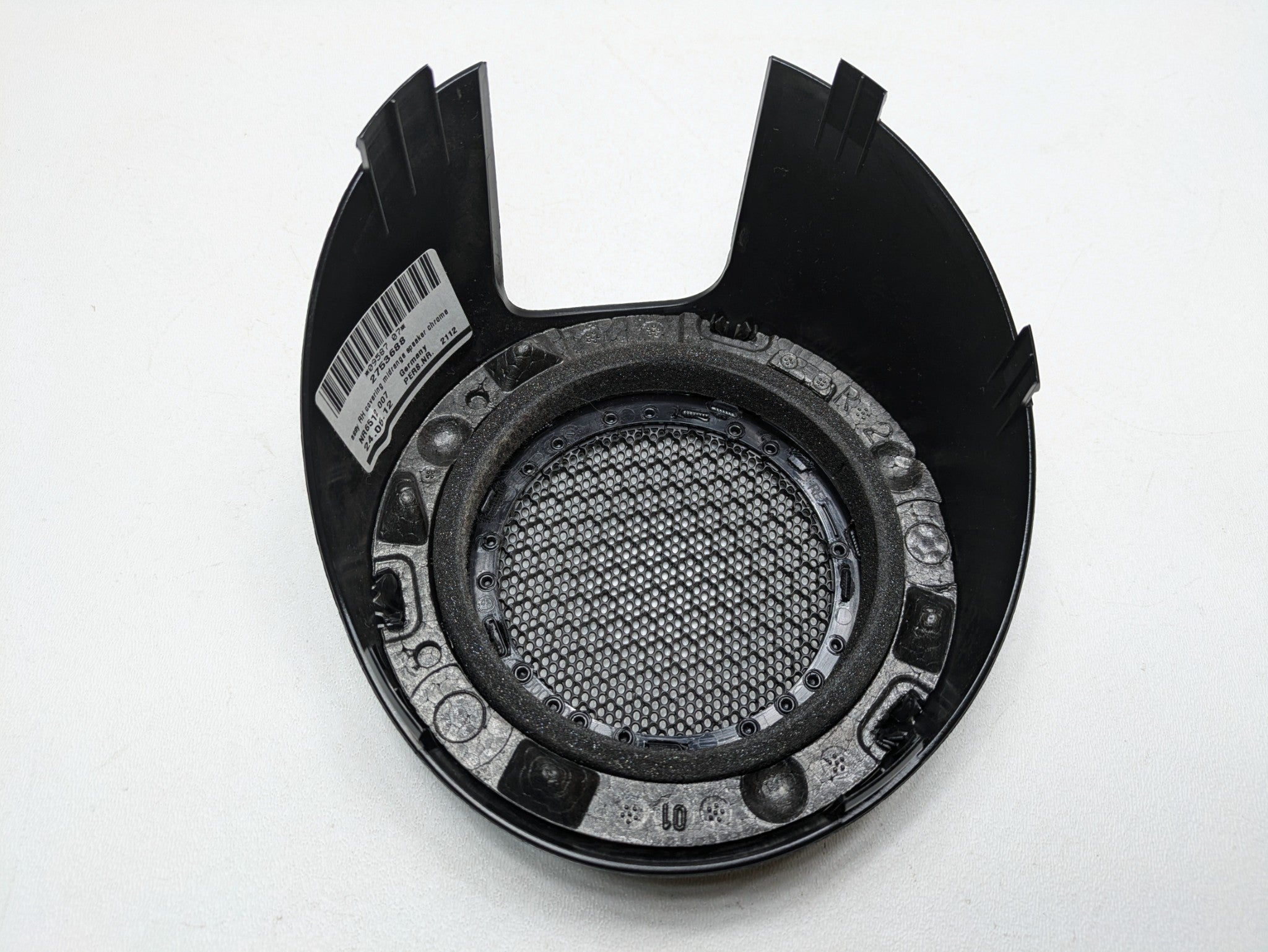 2010 - 2013 OEM MINI COOPER FRONT RIGHT DOOR UPPER SPEAKER GRILLE ASSEMBLY