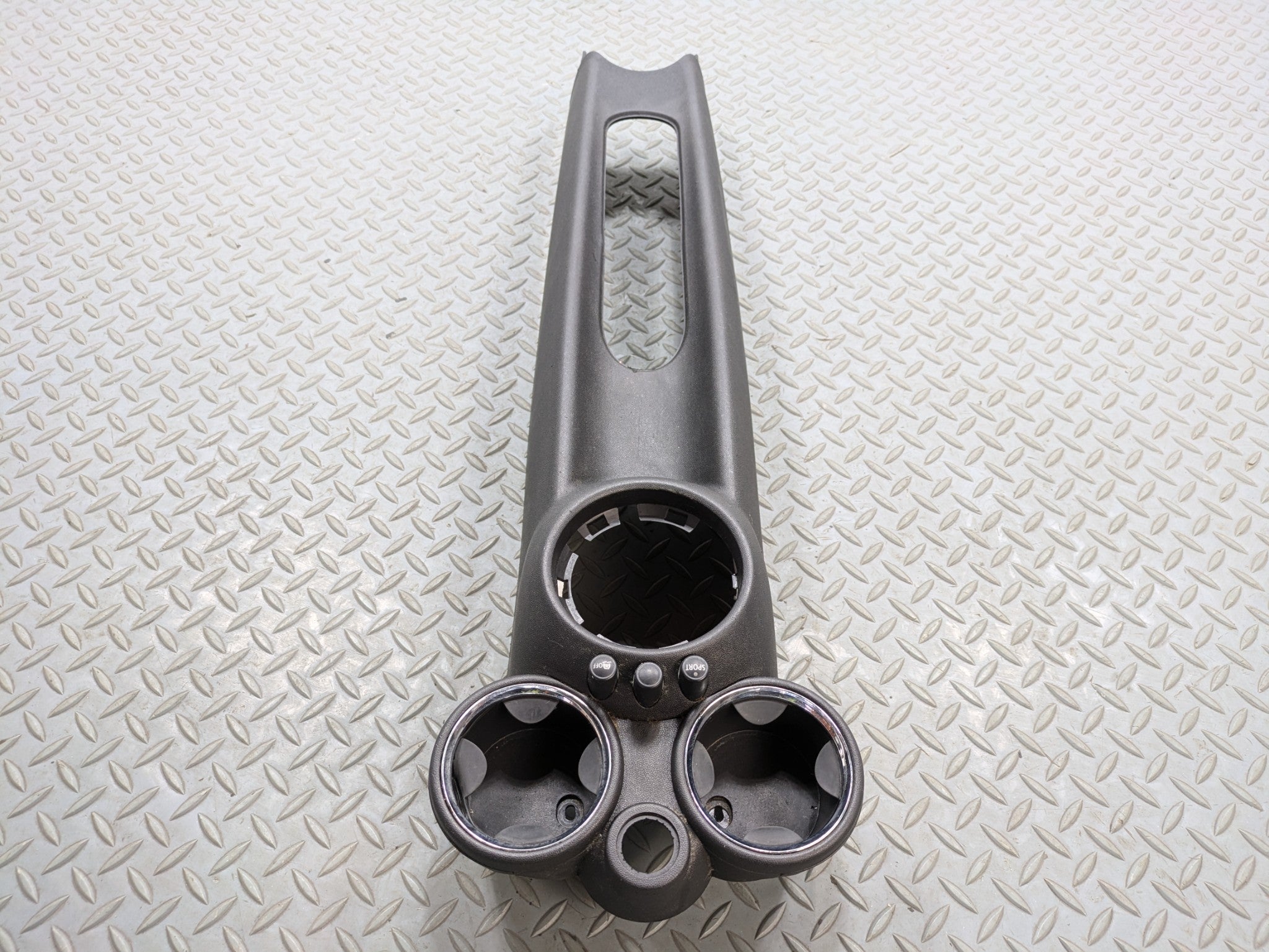 2010 - 2013 OEM MINI COOPER FLOOR FRAME BASE COVER CUP HOLDER TRIM ARMREST