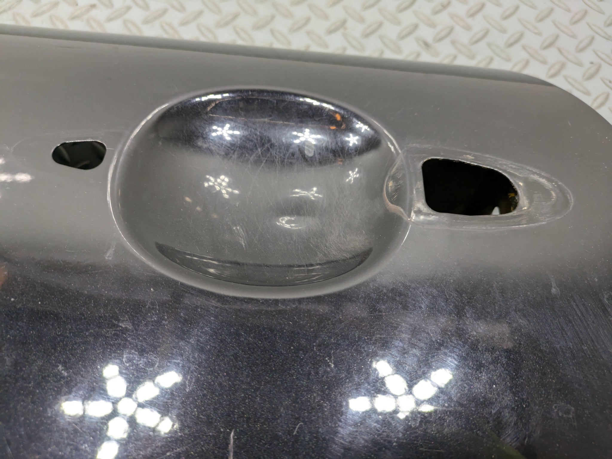 2010 - 2013 OEM MINI COOPER FRONT LEFT SIDE DOOR SHELL PANEL MIDNIGHT BLACK