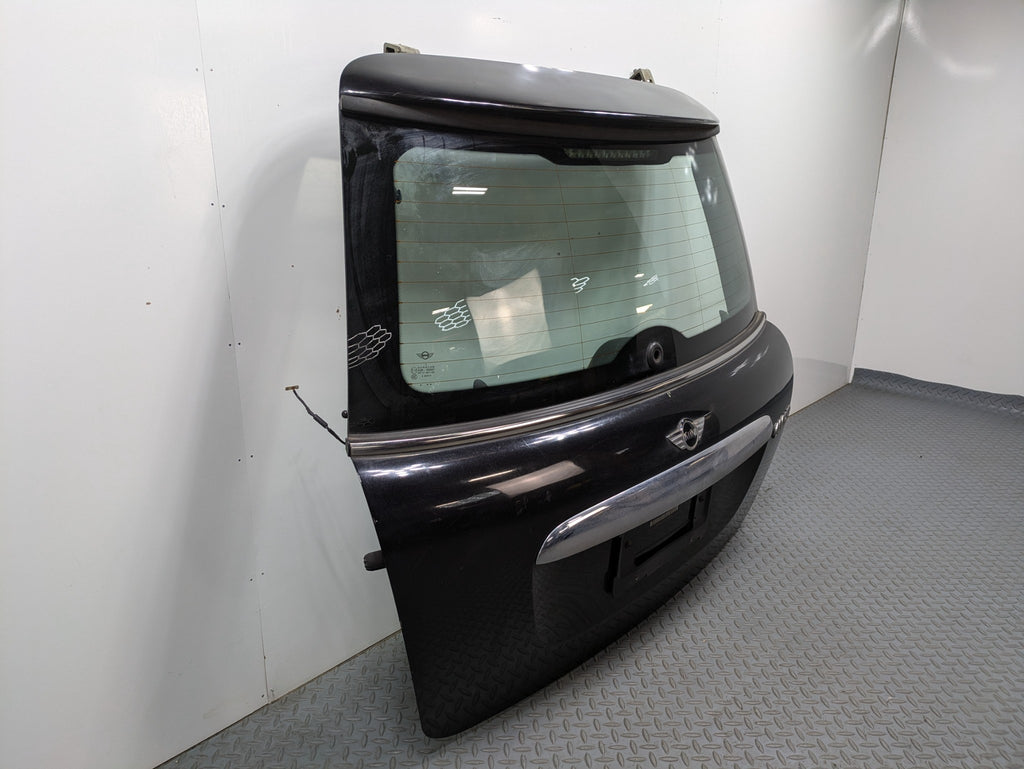 10 - 13 OEM MINI COOPER TAILGATE SHELL PANEL WITH GLASS ASSEMBLY MIDNIGHT BLACK
