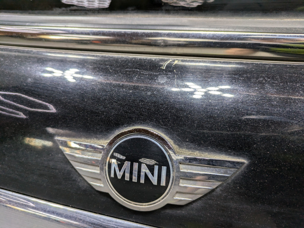 10 - 13 OEM MINI COOPER TAILGATE SHELL PANEL WITH GLASS ASSEMBLY MIDNIGHT BLACK