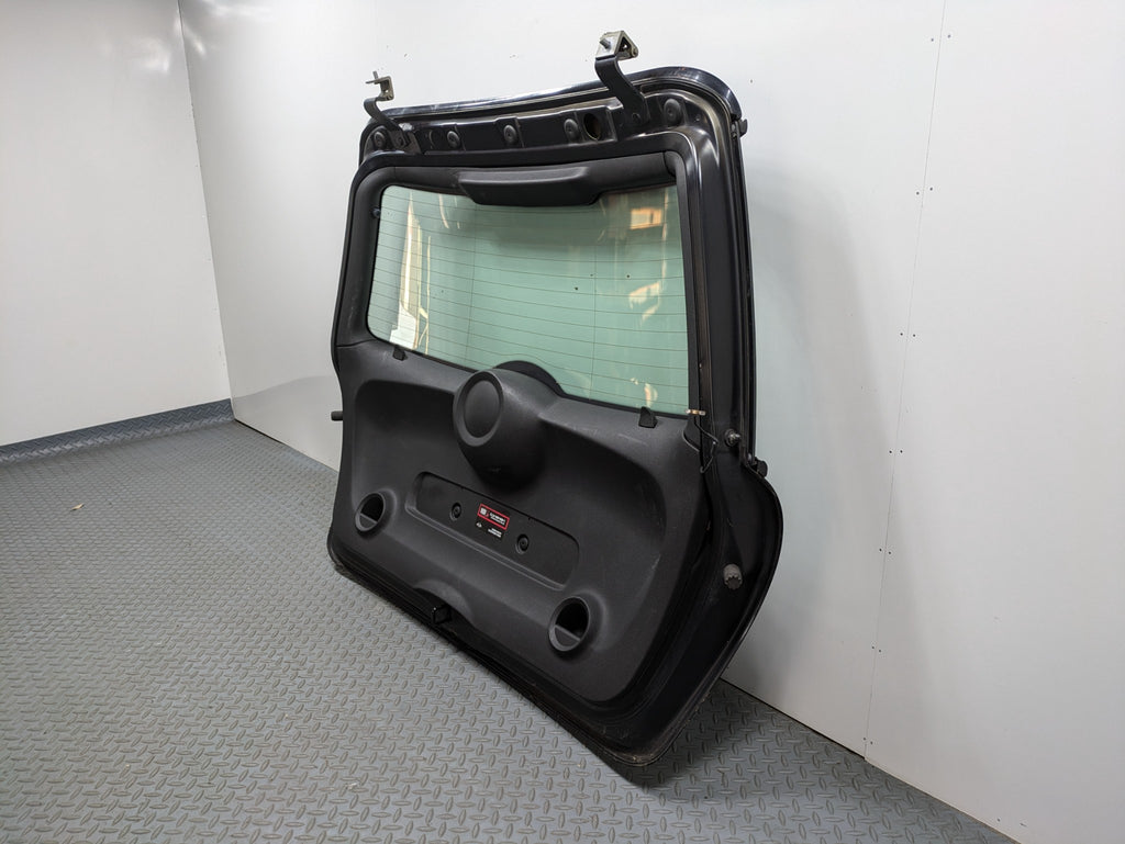 10 - 13 OEM MINI COOPER TAILGATE SHELL PANEL WITH GLASS ASSEMBLY MIDNIGHT BLACK