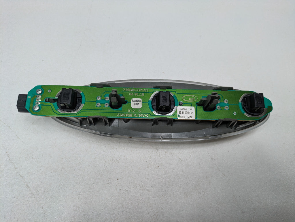 10 - 13 OEM MINI COOPER REAR UPPER OVERHEAD ROOF INTERIOR DOME LIGHT ASSEMBLY