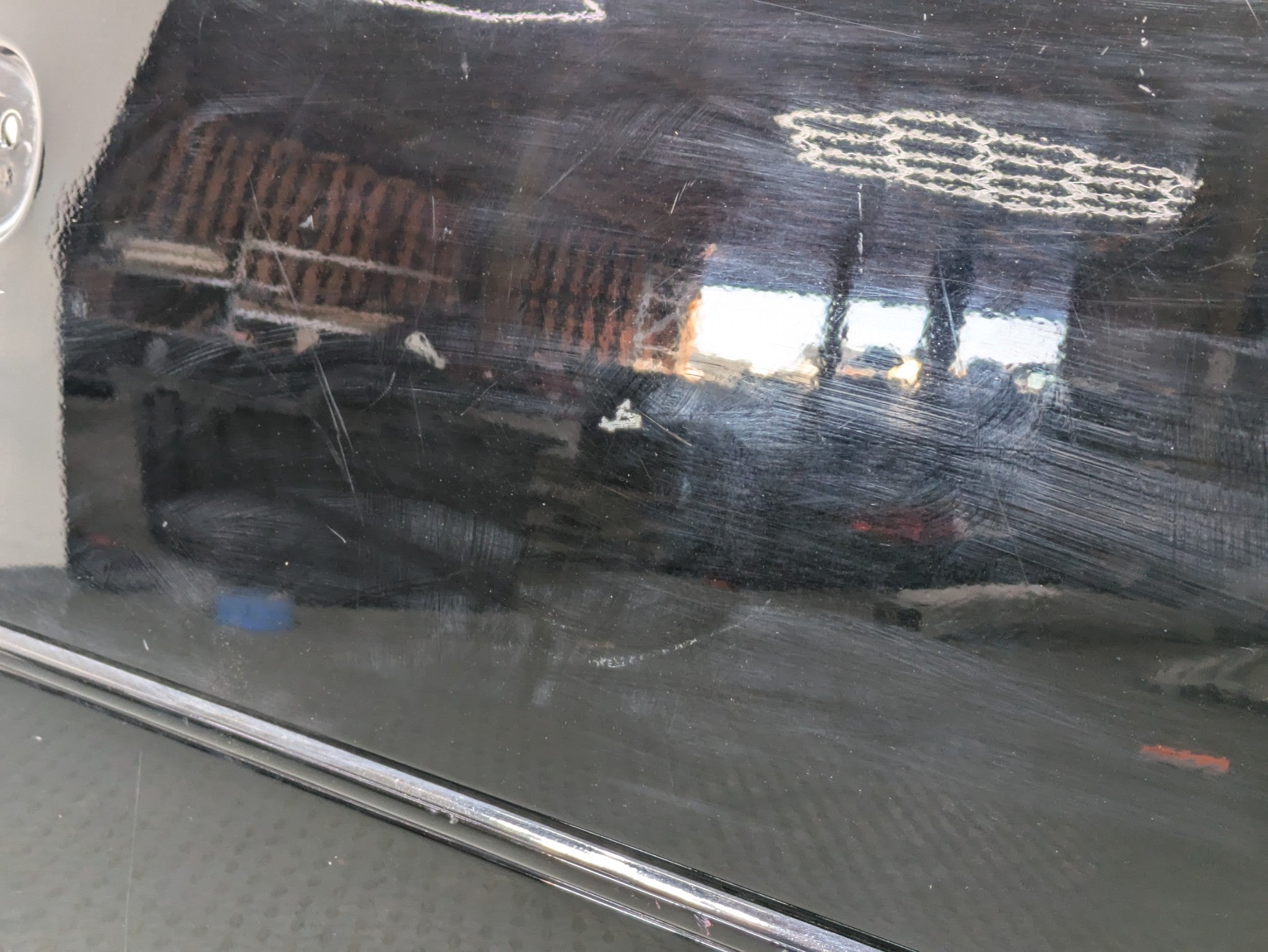 2005 - 2007 OEM CADILLAC CTS REAR RIGHT PASSENGER SIDE DOOR SHELL PANEL BLACK