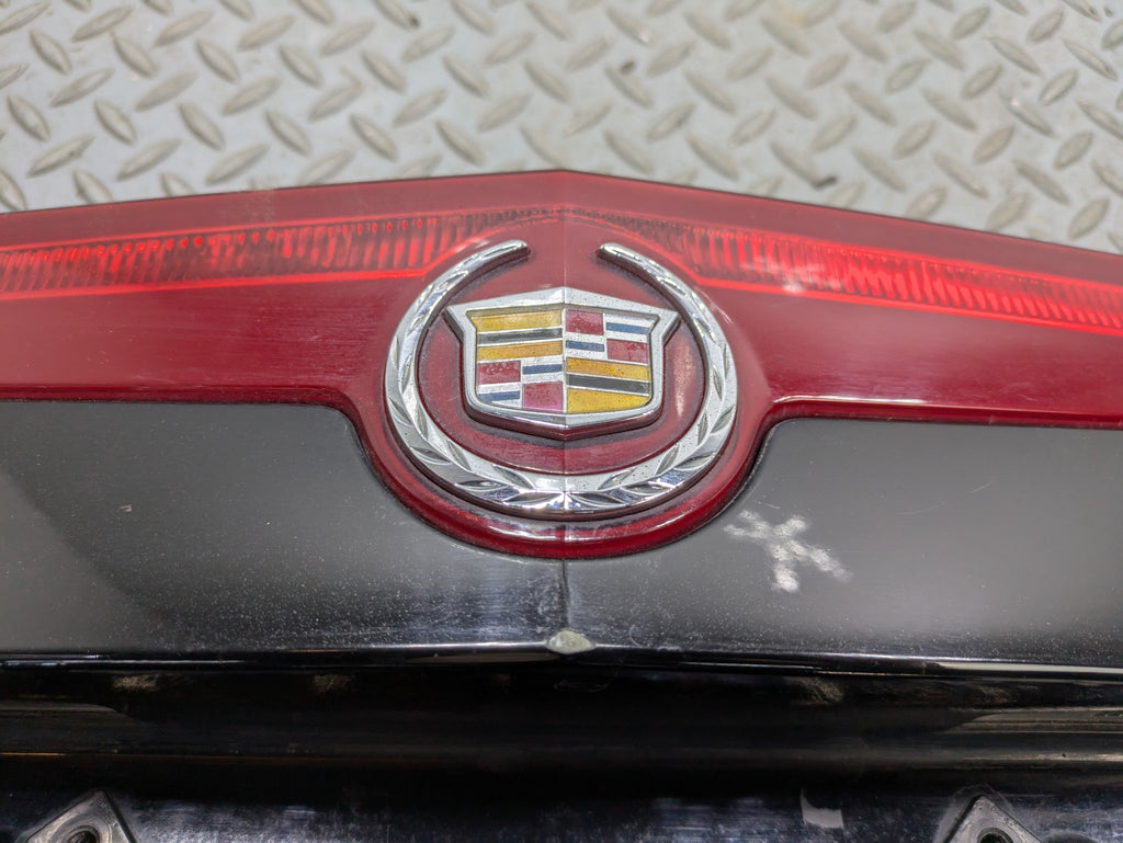 05 - 07 OEM CADILLAC CTS TRUNK PANEL LID BACKUP LICENSE PLATE WITH THIRD LIGHT