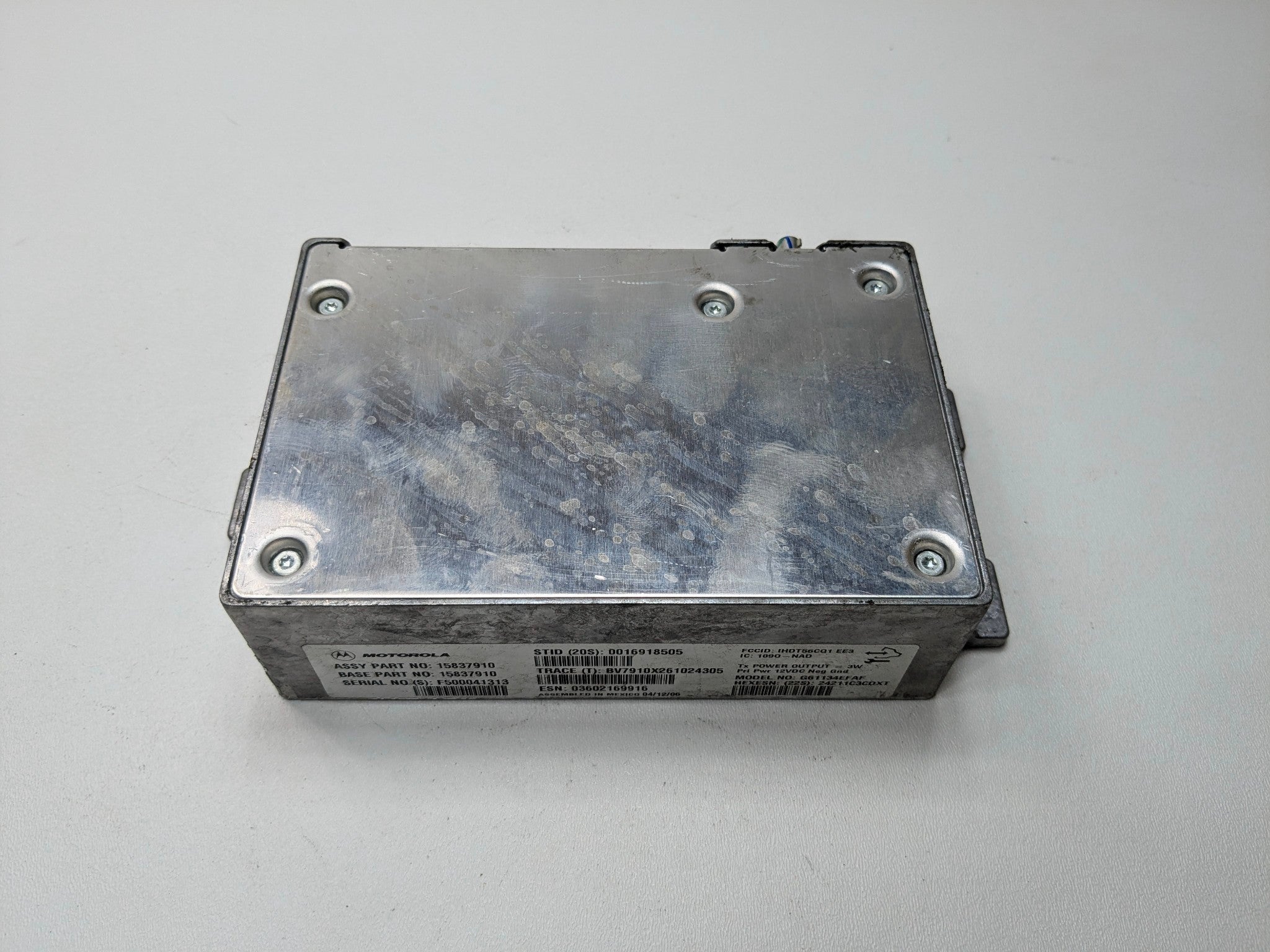 2005 - 2007 OEM CADILLAC CTS ONSTAR COMMUNICATION CONTROL MODULE
