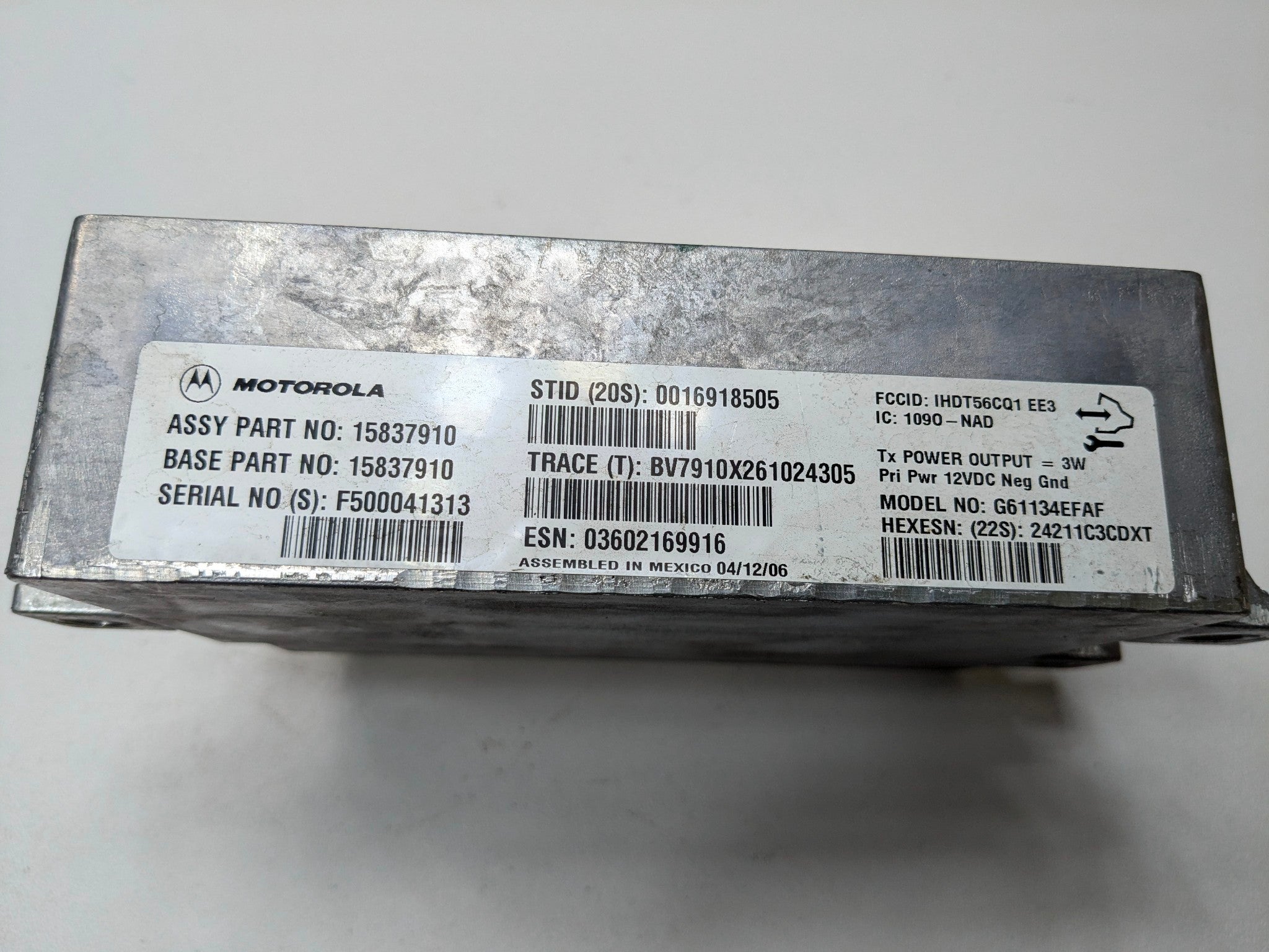 2005 - 2007 OEM CADILLAC CTS ONSTAR COMMUNICATION CONTROL MODULE