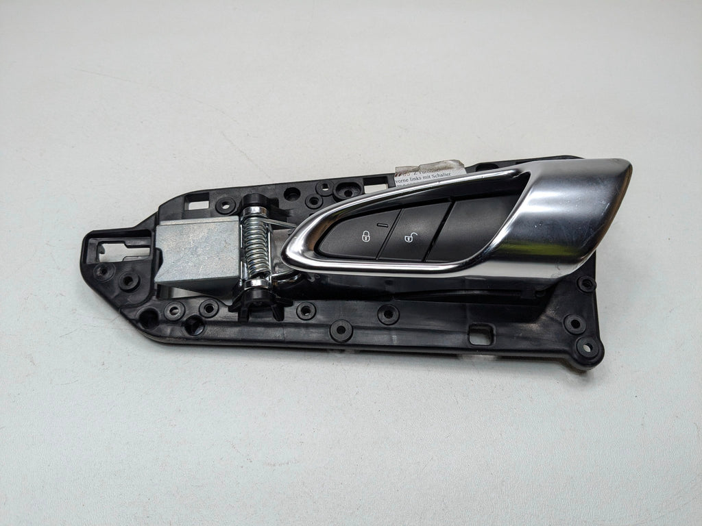 11 - 14 OEM PORSCHE CAYENNE FRONT LEFT DRIVER SIDE INTERIOR DOOR RELEASE HANDLE