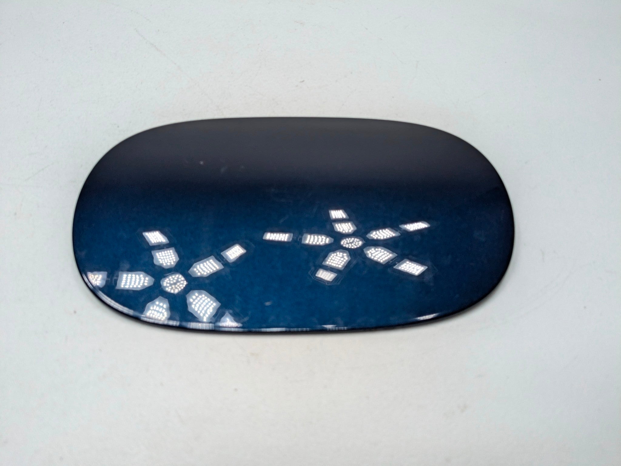 2011 - 2014 OEM PORSCHE CAYENNE GAS FUEL FILLER TANK DOOR LID COVER BLUE
