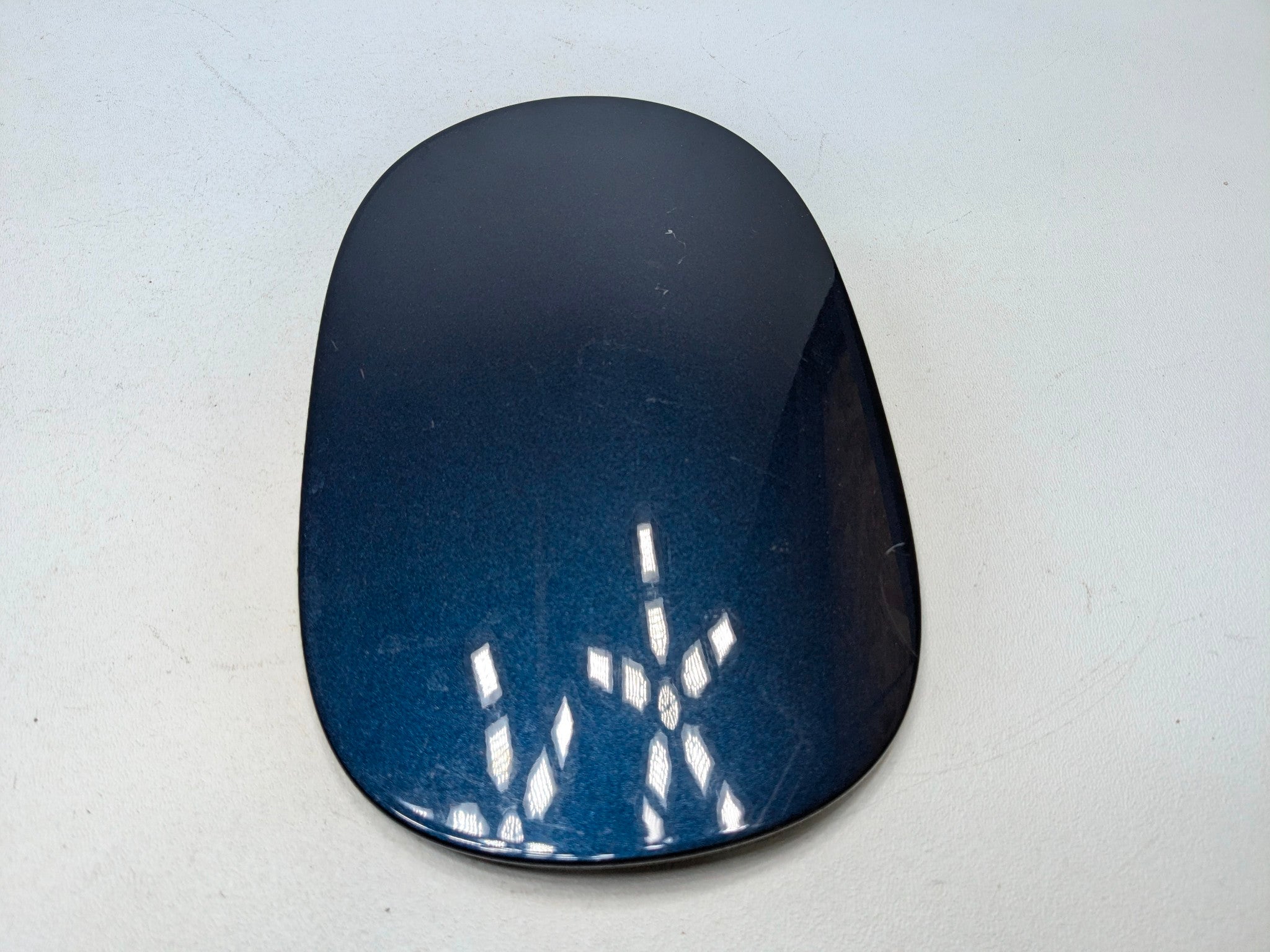 2011 - 2014 OEM PORSCHE CAYENNE GAS FUEL FILLER TANK DOOR LID COVER BLUE