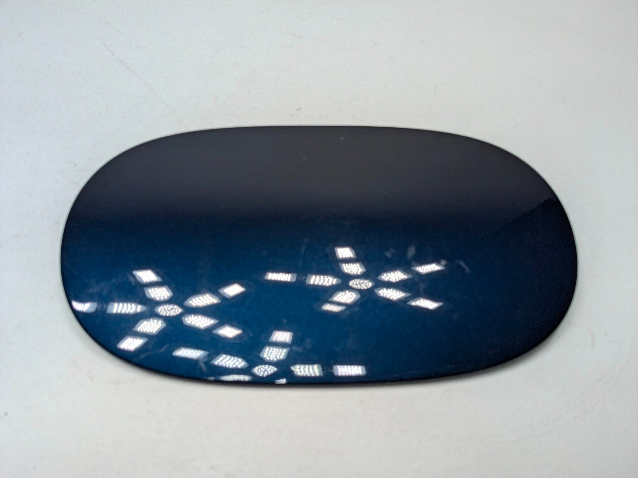 2011 - 2014 OEM PORSCHE CAYENNE GAS FUEL FILLER TANK DOOR LID COVER BLUE