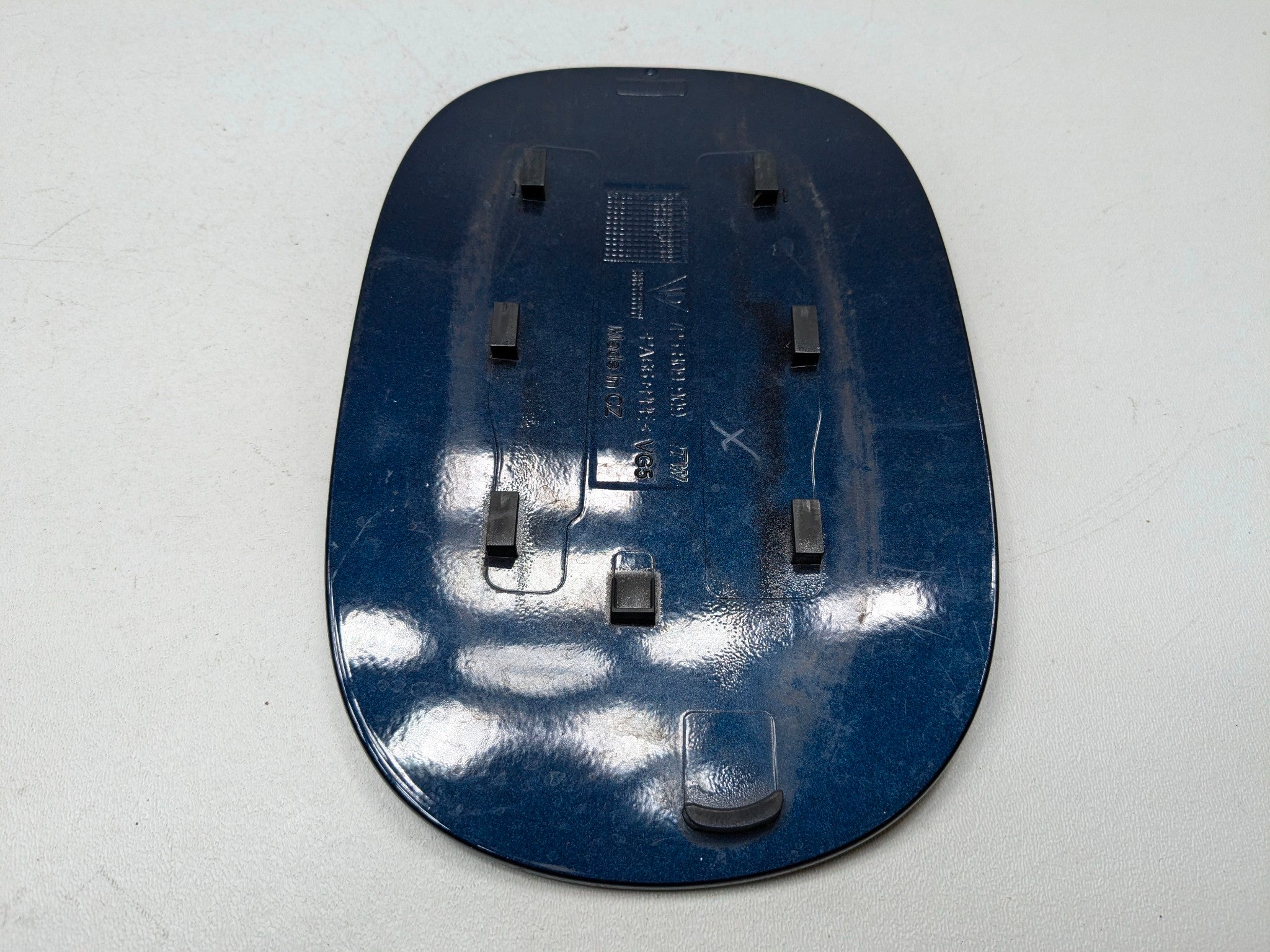 2011 - 2014 OEM PORSCHE CAYENNE GAS FUEL FILLER TANK DOOR LID COVER BLUE