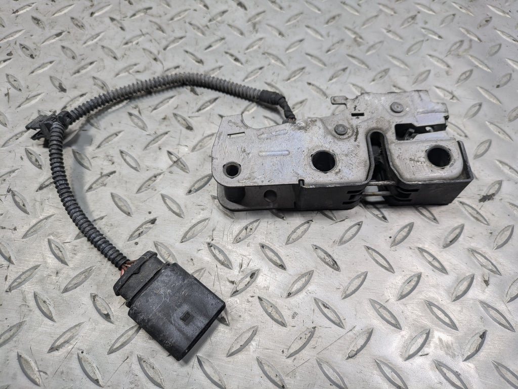 11 - 14 OEM PORSCHE CAYENNE FRONT HOOD BONNET LATCH LOCK ACTUATOR WITH SENSOR