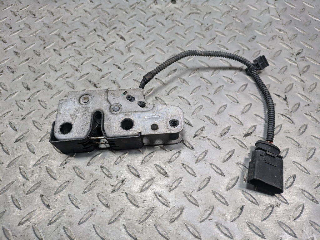 11 - 14 OEM PORSCHE CAYENNE FRONT HOOD BONNET LATCH LOCK ACTUATOR WITH SENSOR