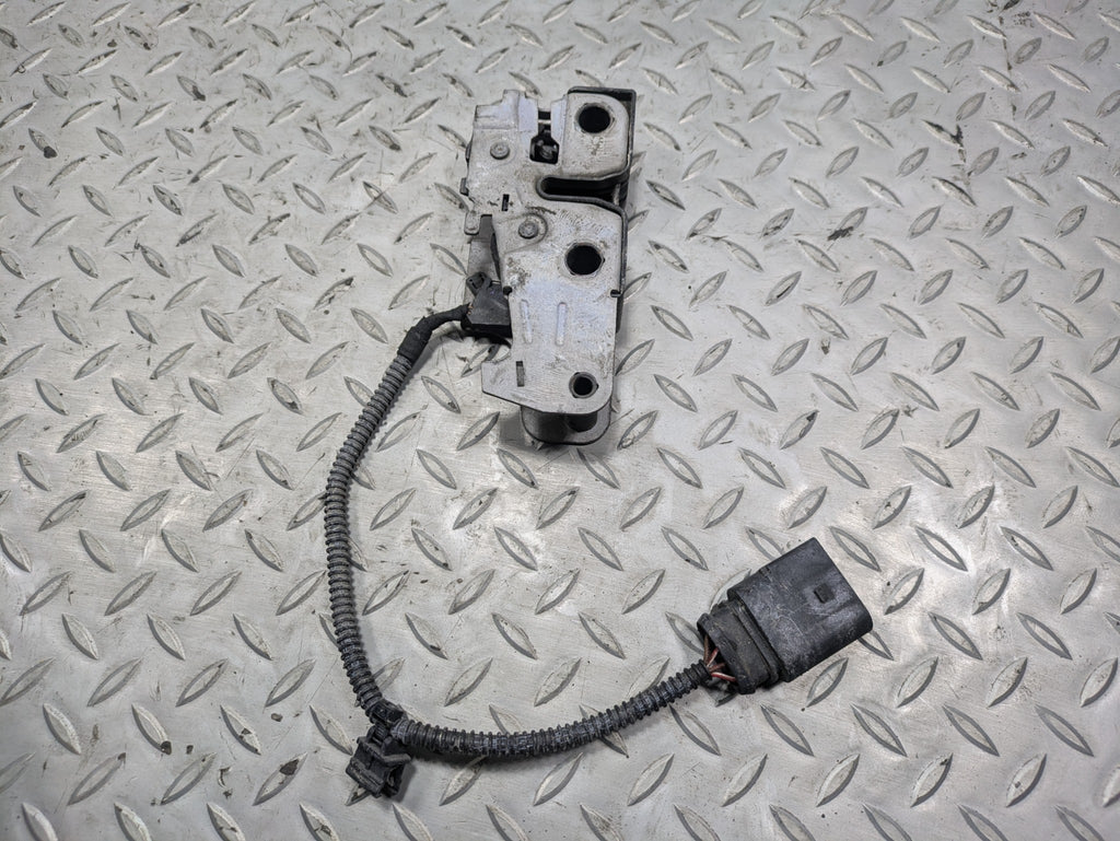 11 - 14 OEM PORSCHE CAYENNE FRONT HOOD BONNET LATCH LOCK ACTUATOR WITH SENSOR