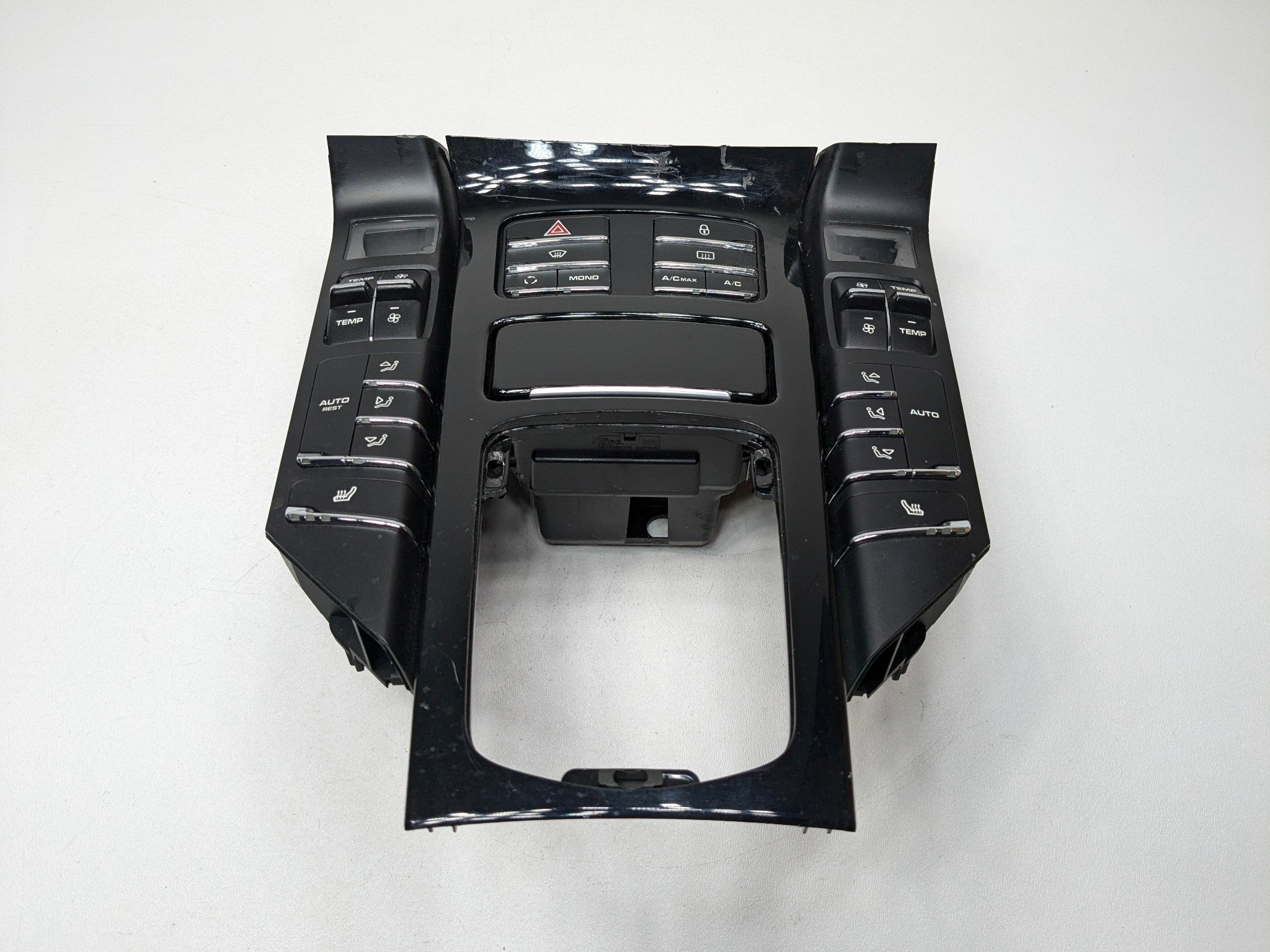 2011 - 2014 OEM PORSCHE CAYENNE FRONT AC HEATER CLIMATE CONTROL SWITCH PANEL