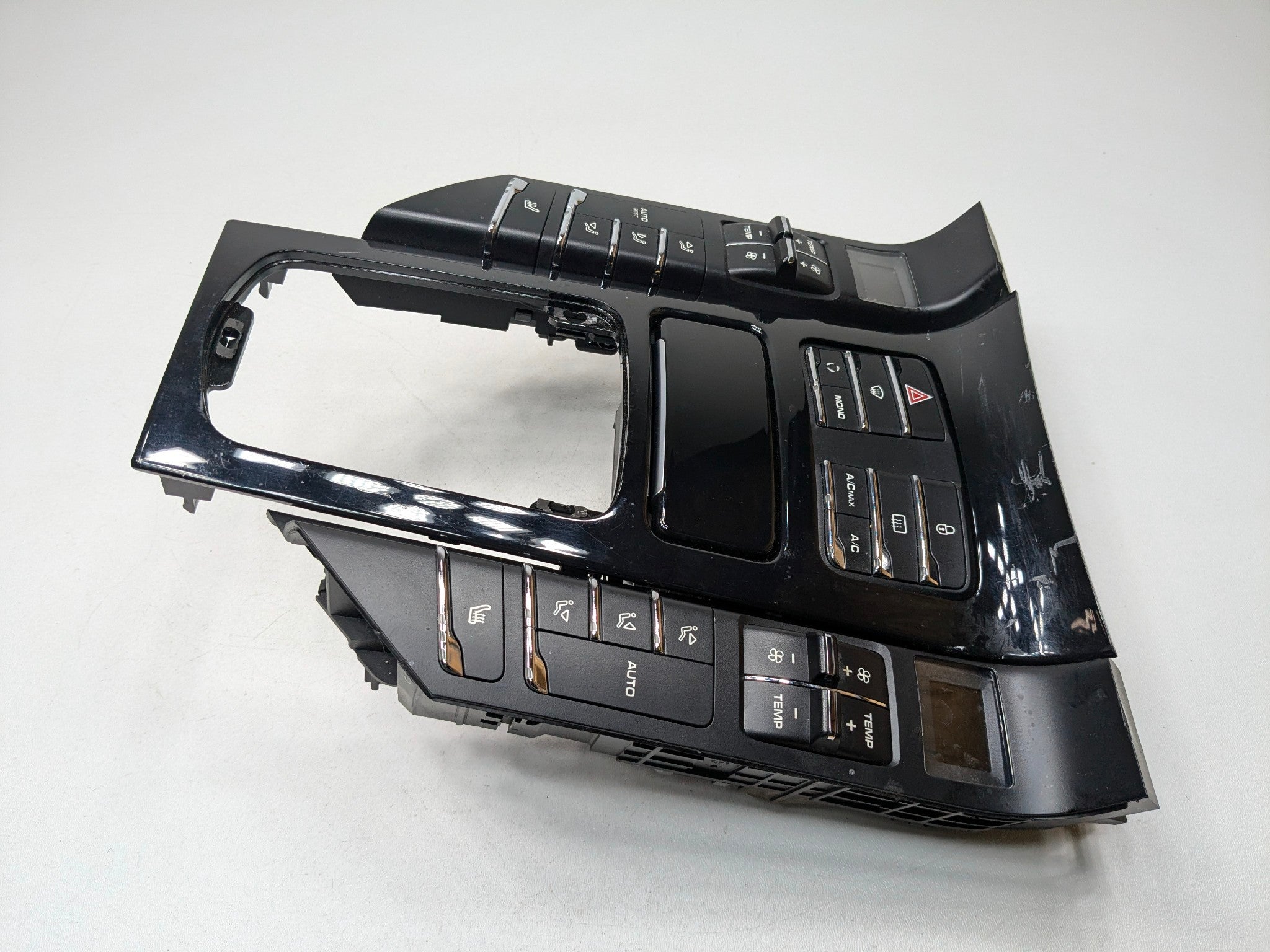 2011 - 2014 OEM PORSCHE CAYENNE FRONT AC HEATER CLIMATE CONTROL SWITCH PANEL