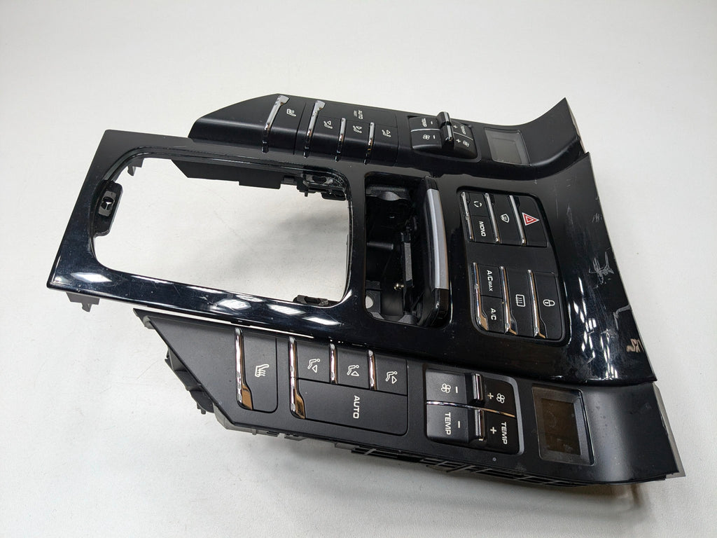 2011 - 2014 OEM PORSCHE CAYENNE FRONT AC HEATER CLIMATE CONTROL SWITCH PANEL