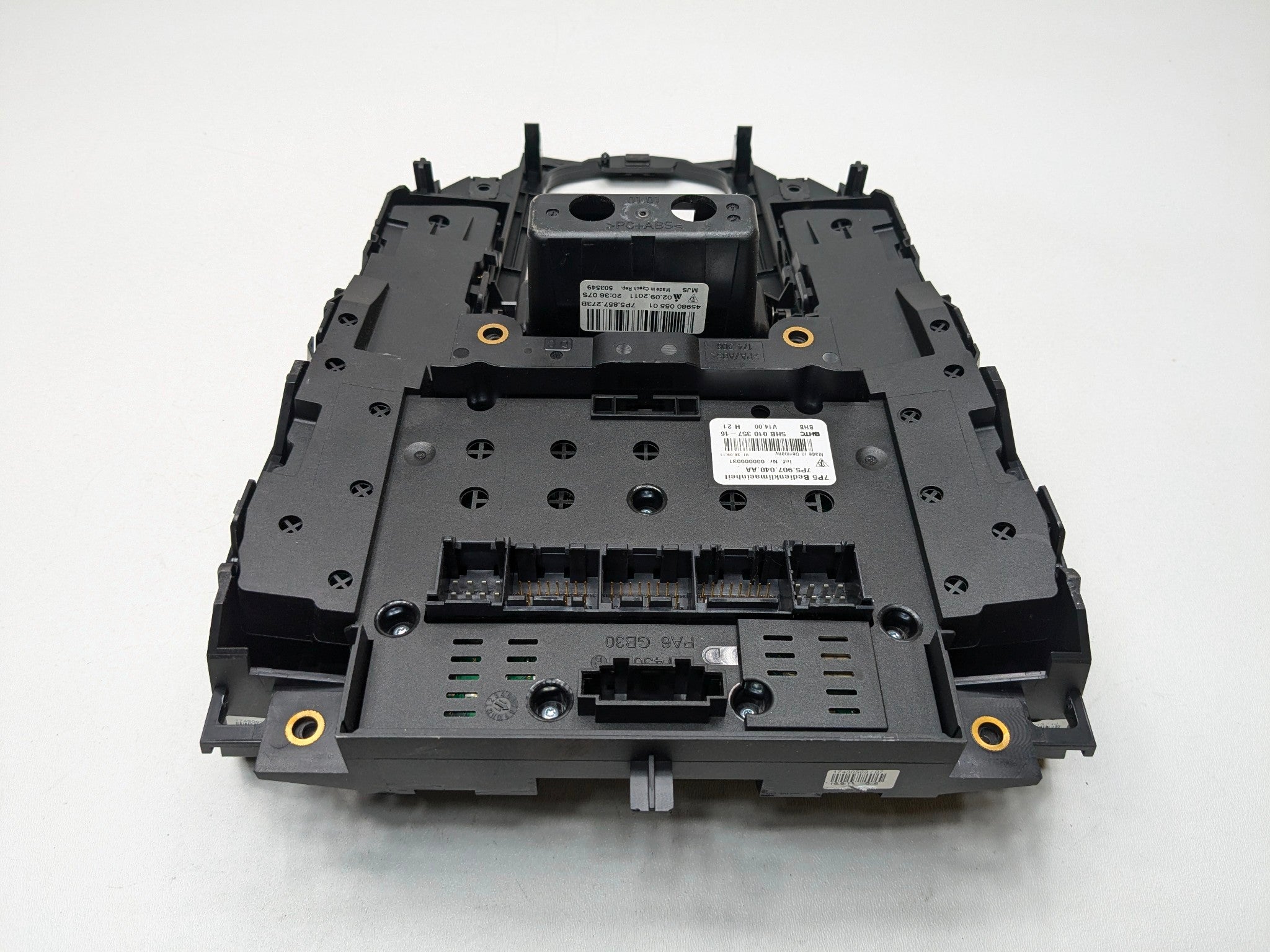 2011 - 2014 OEM PORSCHE CAYENNE FRONT AC HEATER CLIMATE CONTROL SWITCH PANEL