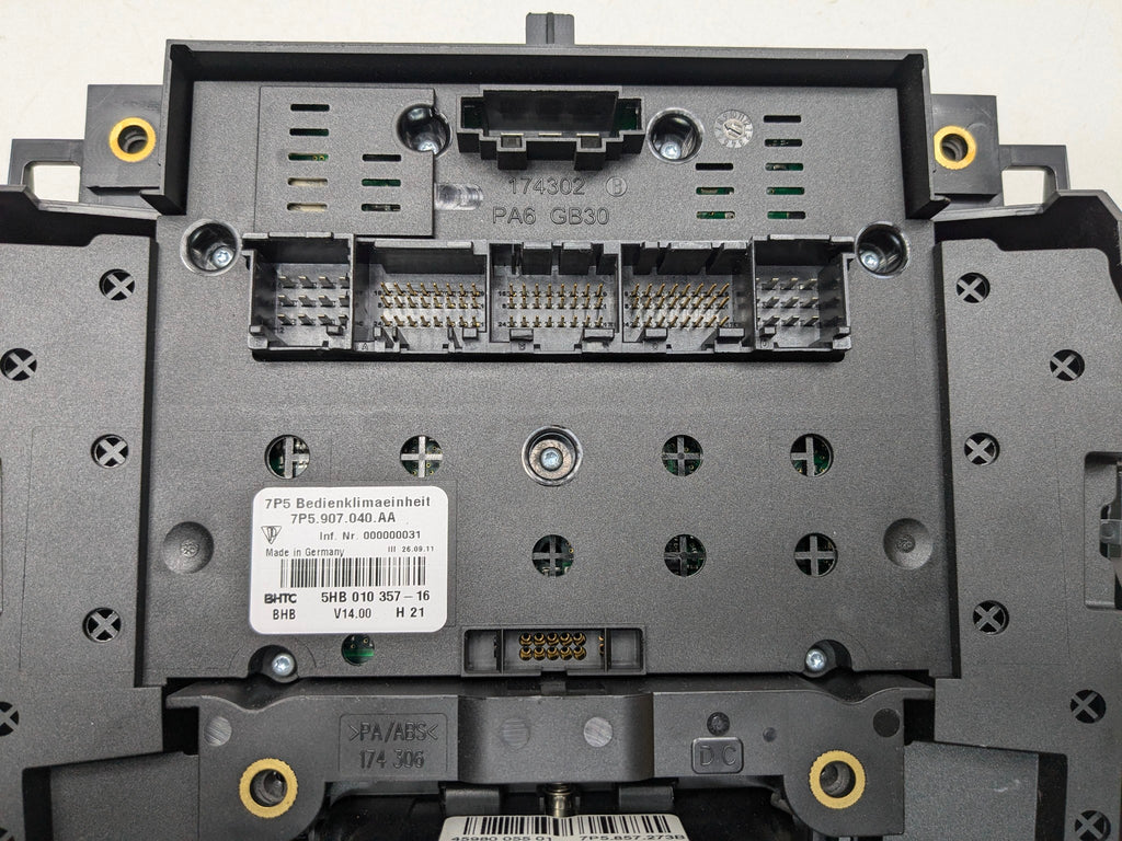 2011 - 2014 OEM PORSCHE CAYENNE FRONT AC HEATER CLIMATE CONTROL SWITCH PANEL