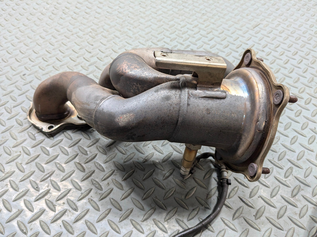 10 - 18 OEM PORSCHE CAYENNE 4.8 WITHOUT TURBO FRONT LEFT EXHAUST MANIFOLD HEADER