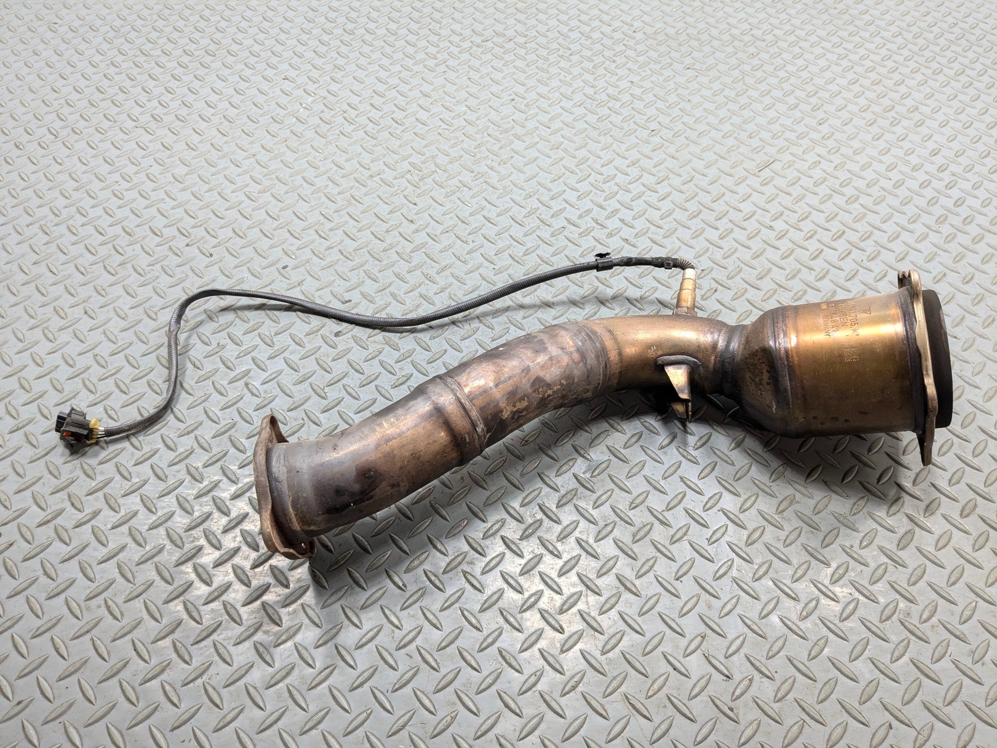 2011 - 2014 OEM PORSCHE CAYENNE RIGHT PASSENGER SIDE EXHAUST DOWNPIPE