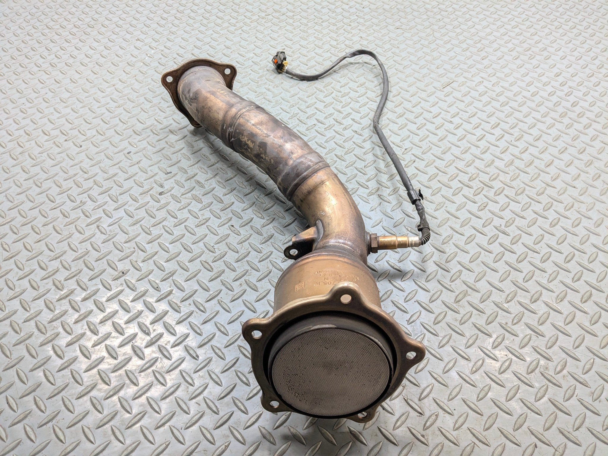 2011 - 2014 OEM PORSCHE CAYENNE RIGHT PASSENGER SIDE EXHAUST DOWNPIPE