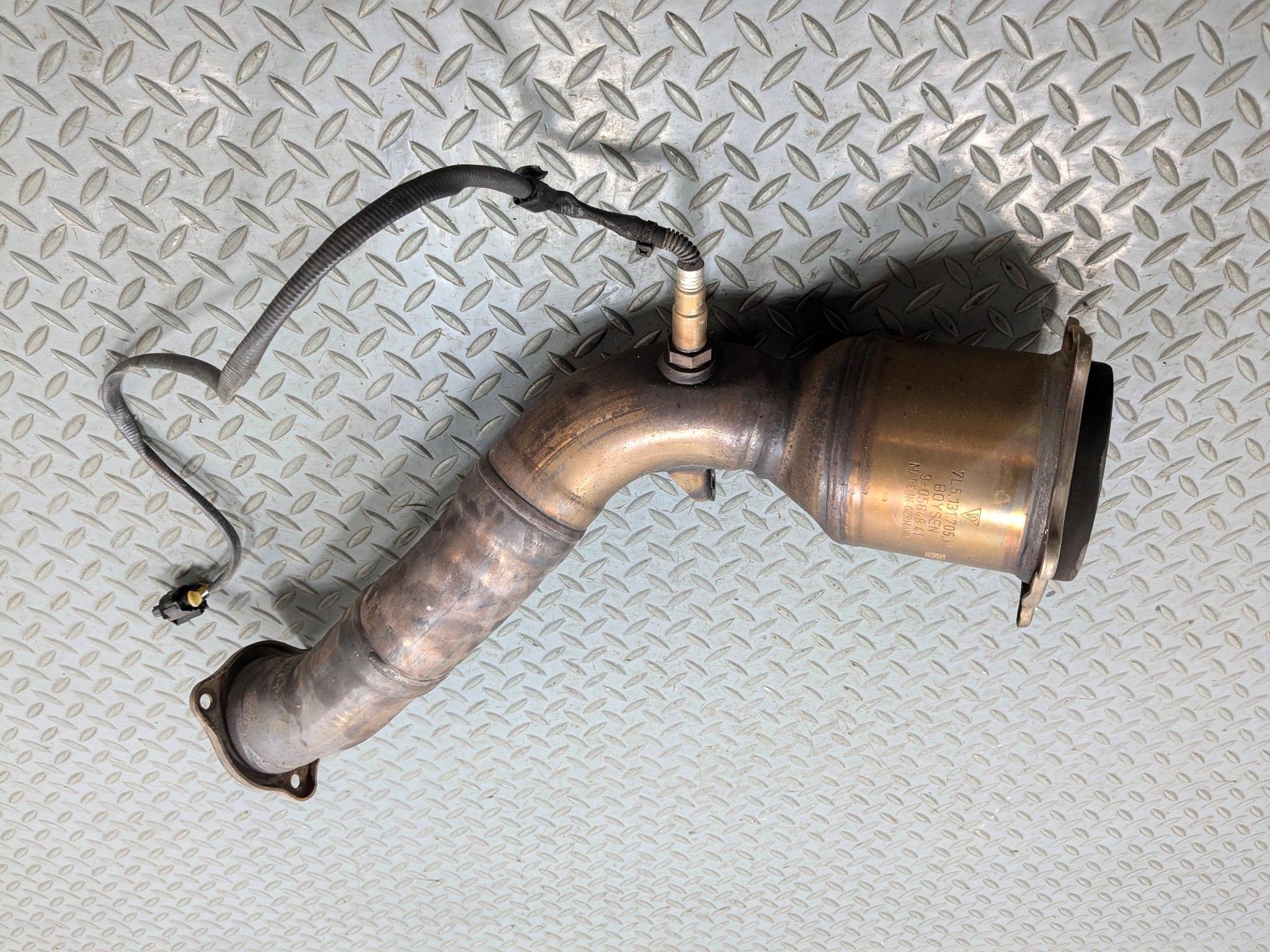 2011 - 2014 OEM PORSCHE CAYENNE RIGHT PASSENGER SIDE EXHAUST DOWNPIPE