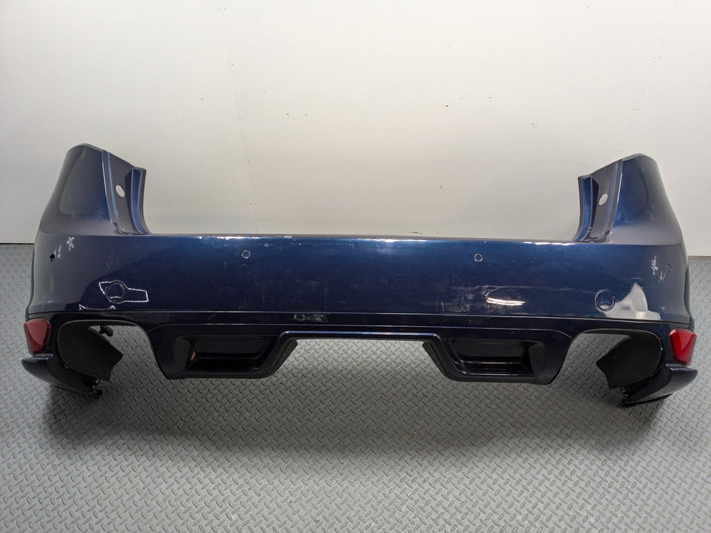 2011 - 2014 OEM PORSCHE CAYENNE REAR BUMPER COVER PANEL ASSEMBLY DARK BLUE