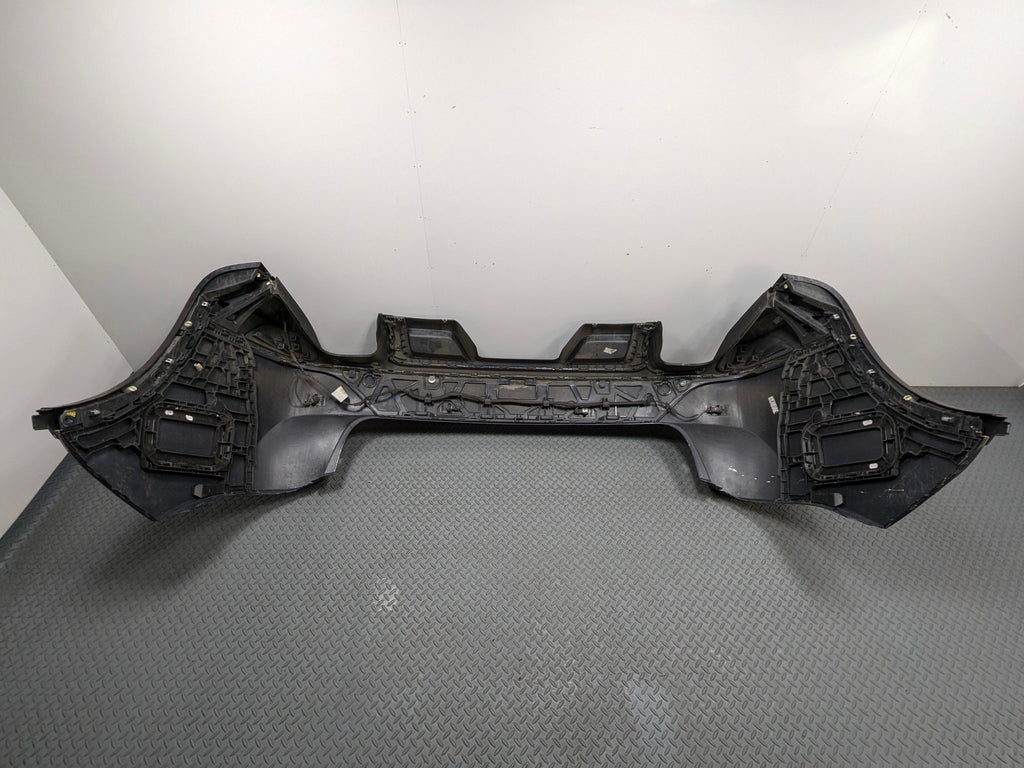 2011 - 2014 OEM PORSCHE CAYENNE REAR BUMPER COVER PANEL ASSEMBLY DARK BLUE