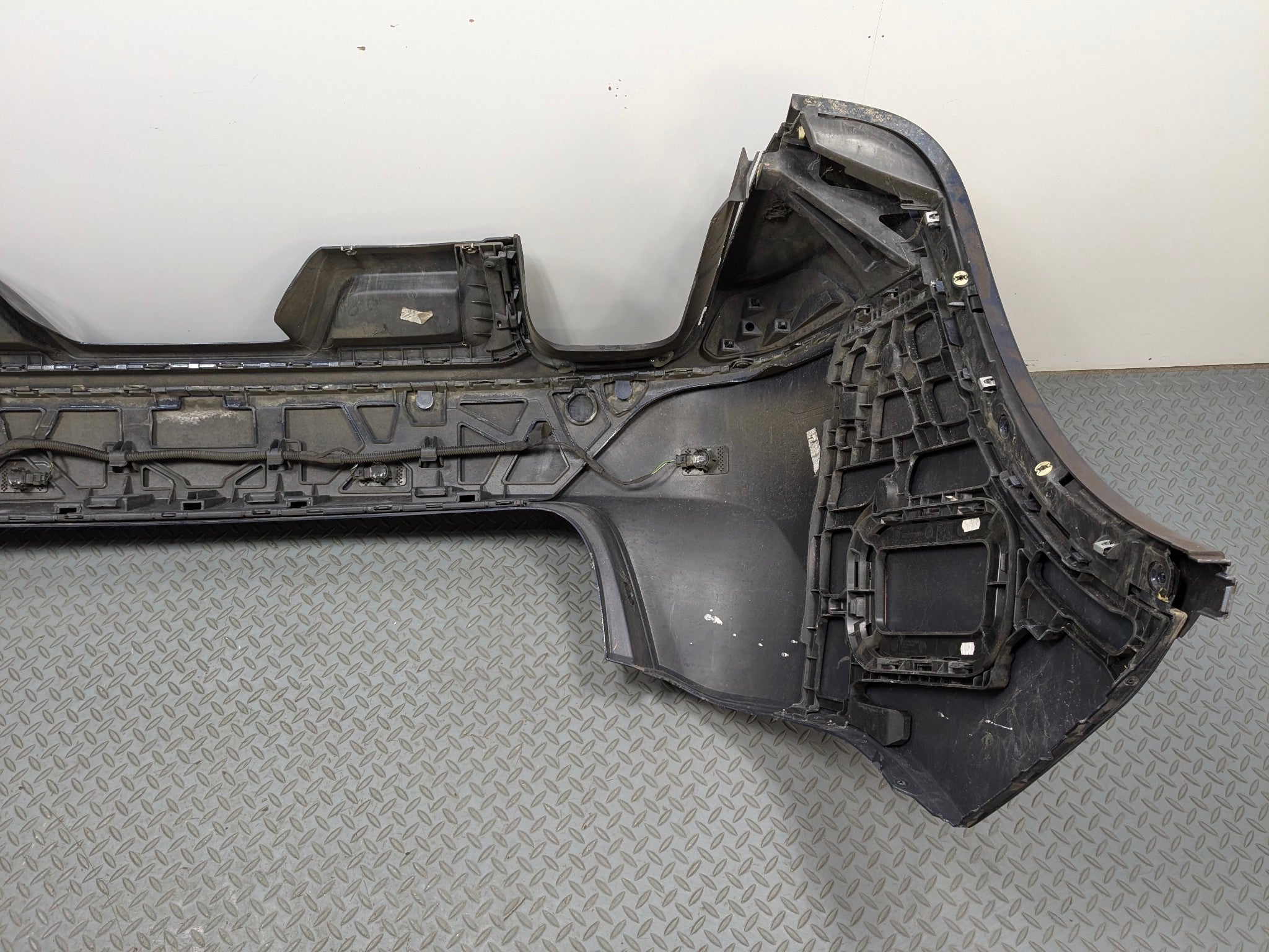 2011 - 2014 OEM PORSCHE CAYENNE REAR BUMPER COVER PANEL ASSEMBLY DARK BLUE