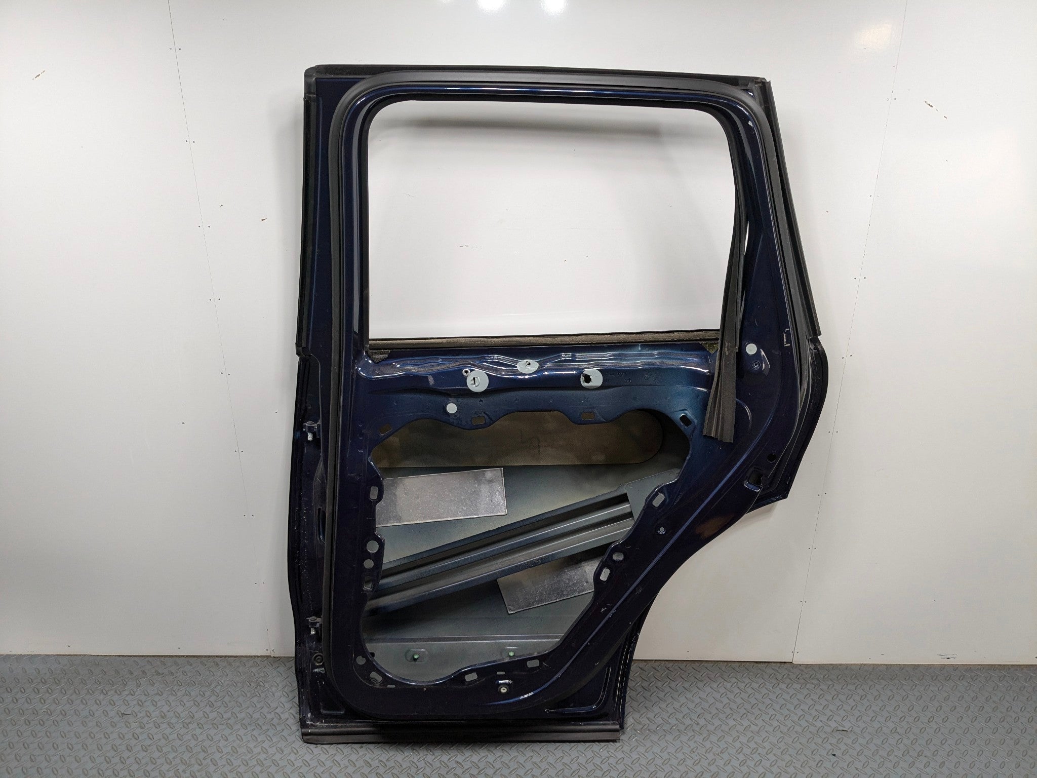 2011 - 2014 OEM PORSCHE CAYENNE REAR RIGHT SIDE DOOR SHELL PANEL DARK BLUE