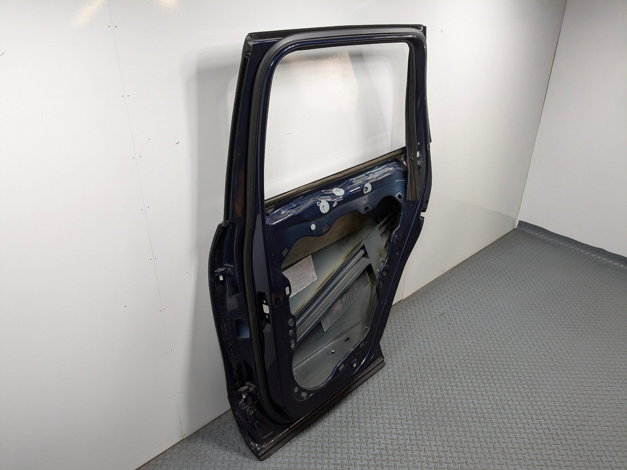 2011 - 2014 OEM PORSCHE CAYENNE REAR RIGHT SIDE DOOR SHELL PANEL DARK BLUE