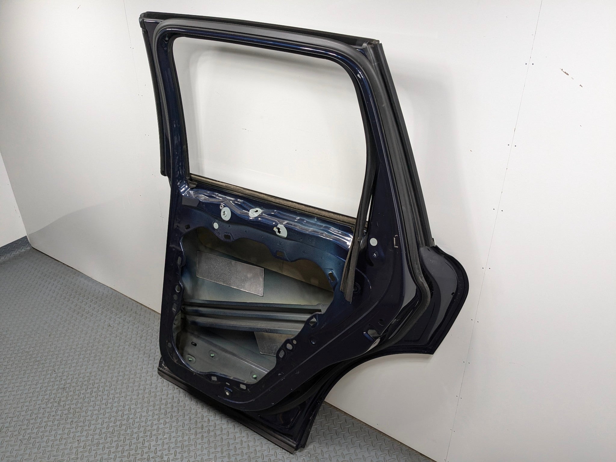 2011 - 2014 OEM PORSCHE CAYENNE REAR RIGHT SIDE DOOR SHELL PANEL DARK BLUE