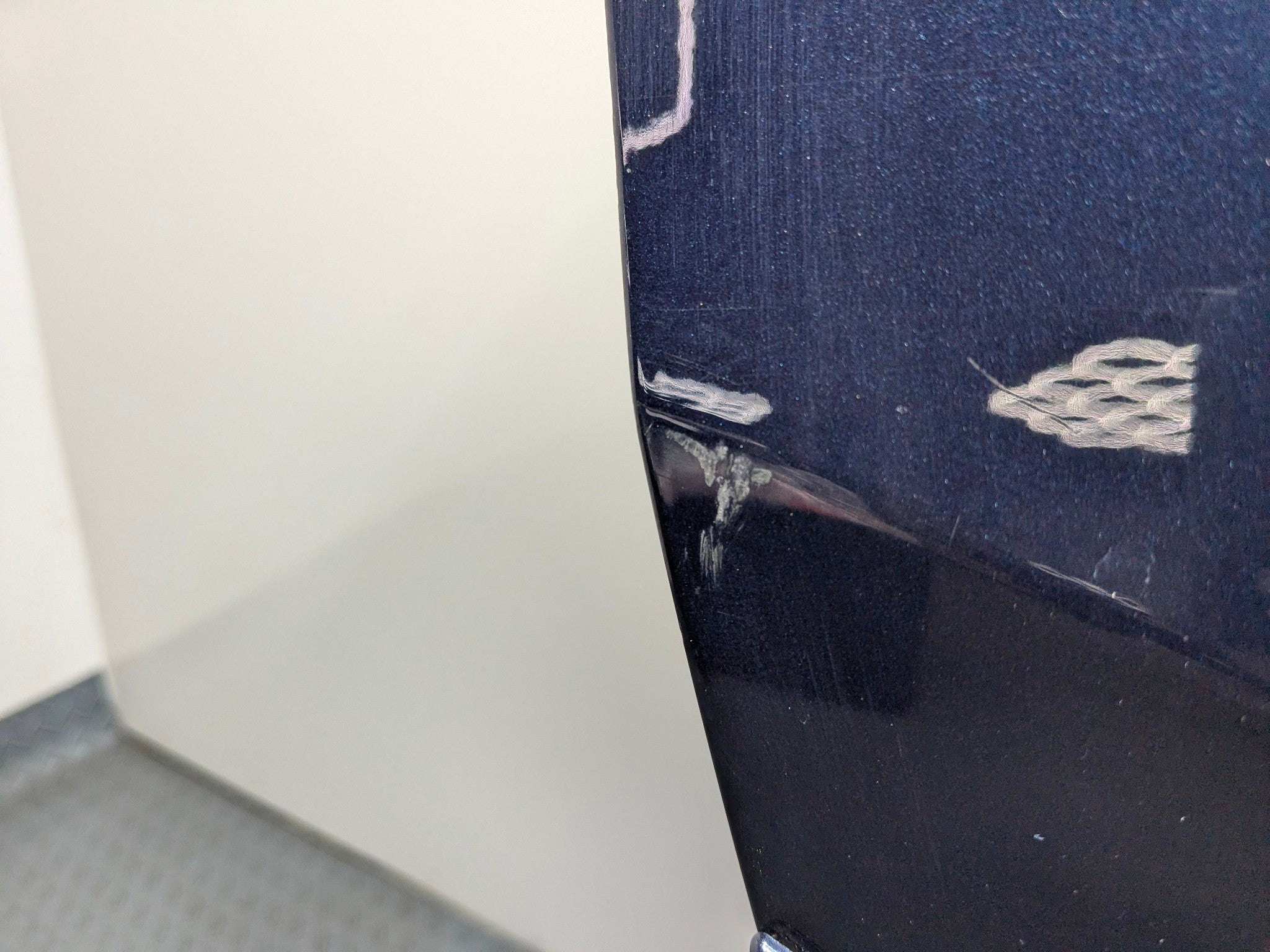 2011 - 2014 OEM PORSCHE CAYENNE REAR RIGHT SIDE DOOR SHELL PANEL DARK BLUE