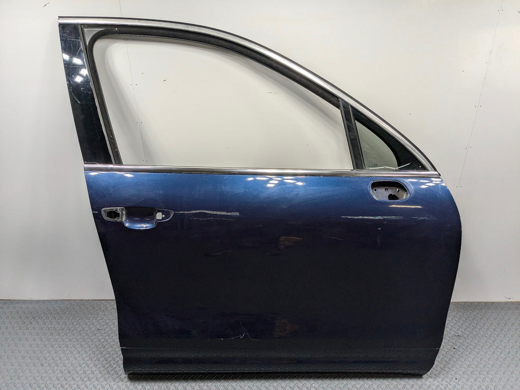 2011 - 2014 OEM PORSCHE CAYENNE FRONT RIGHT SIDE DOOR SHELL PANEL DARK BLUE