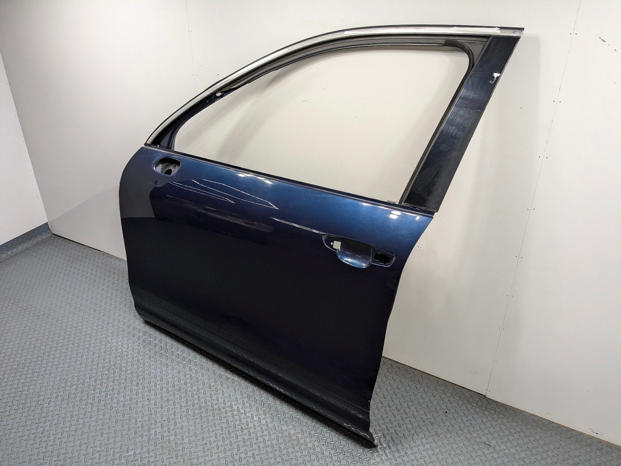 2011 - 2014 OEM PORSCHE CAYENNE FRONT LEFT SIDE DOOR SHELL PANEL DARK BLUE