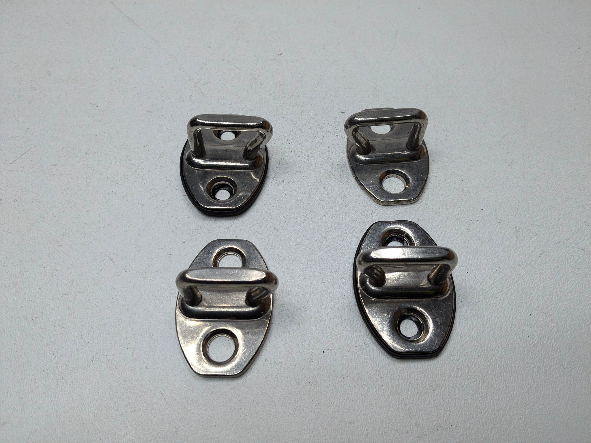 2011 - 2014 OEM PORSCHE CAYENNE FRONT AND REAR DOOR LOCK LATCH STRIKER PLATE SET