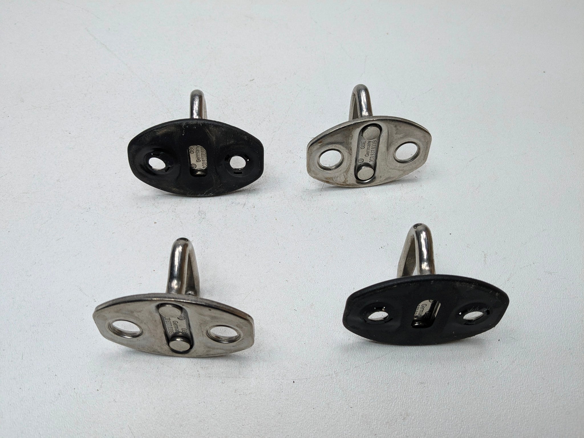 2011 - 2014 OEM PORSCHE CAYENNE FRONT AND REAR DOOR LOCK LATCH STRIKER PLATE SET