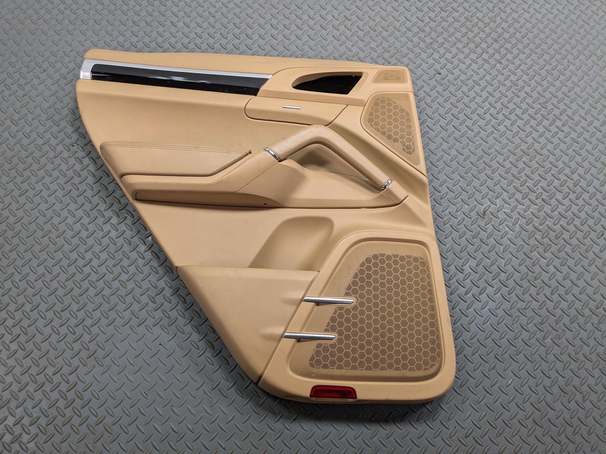 2011 - 2014 OEM PORSCHE CAYENNE REAR LEFT DRIVER SIDE INTERIOR DOOR TRIM PANEL