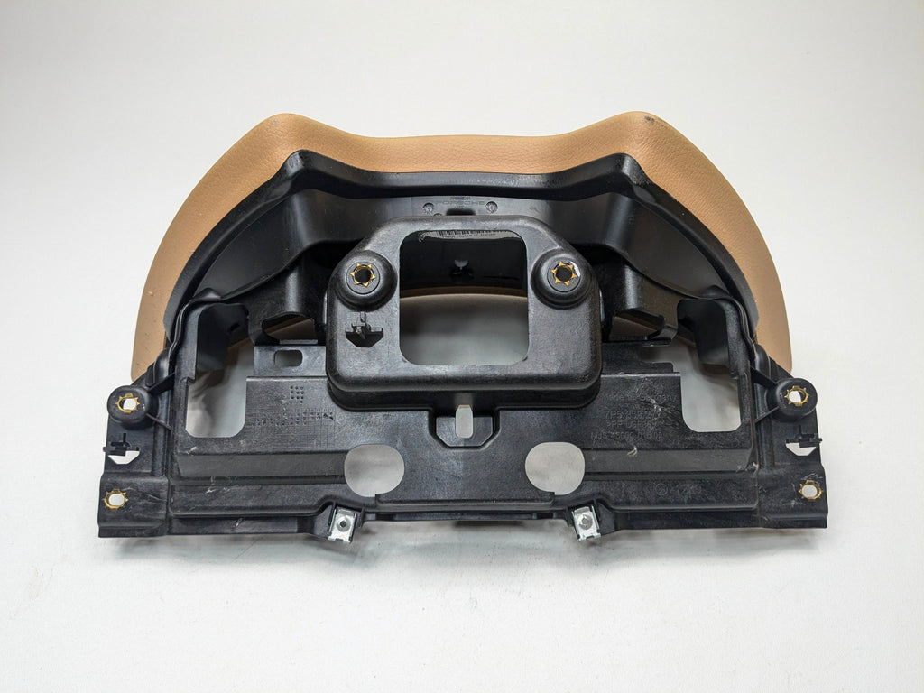 11 - 14 OEM PORSCHE CAYENNE SPEEDOMETER INSTRUMENT CLUSTER BEZEL TRIM BEIGE