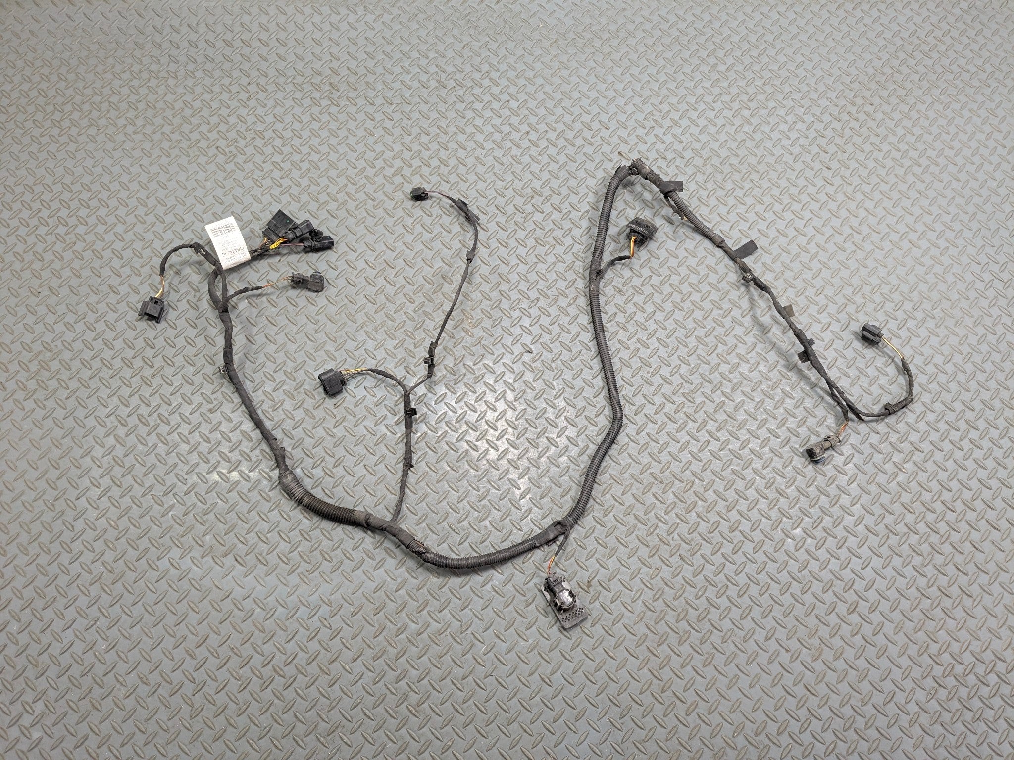 2011 - 2014 OEM PORSCHE CAYENNE FRONT BUMPER PARK ASSIST SENSOR WIRING HARNESS