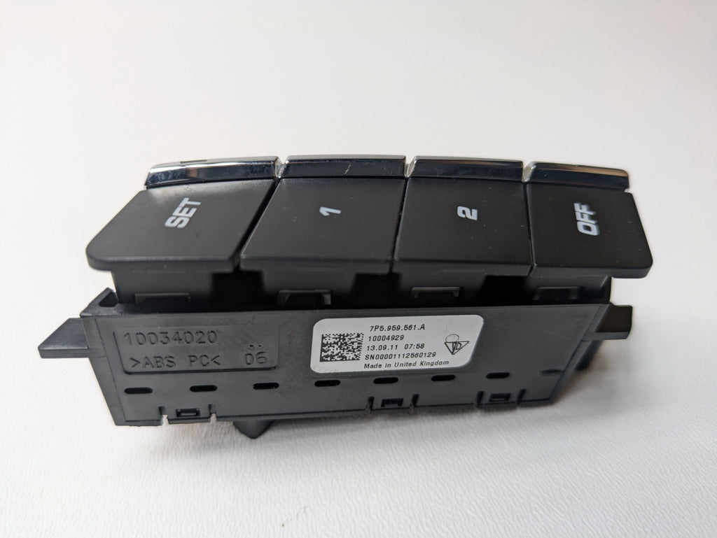 2011 - 2014 OEM PORSCHE CAYENNE FRONT RIGHT PASSENGER SIDE SEAT MEMORY SWITCH