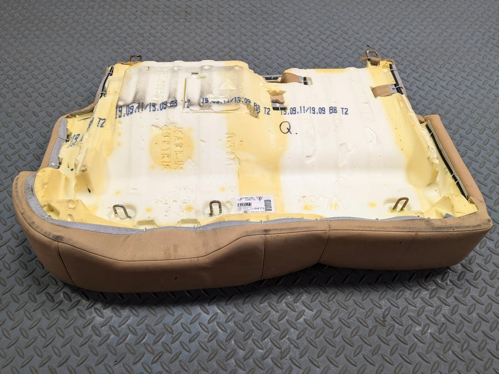 2011 - 2014 OEM PORSCHE CAYENNE REAR LEFT SIDE 60/40 LOWER SEAT CUSHION BEIGE